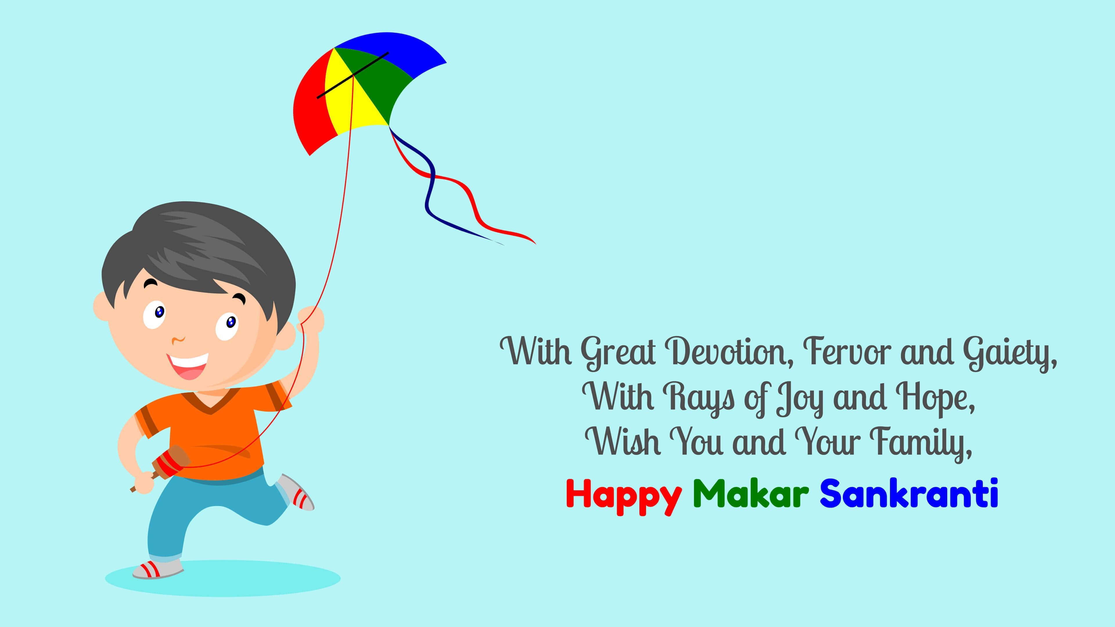 4K Pic of Wish You Happy Makar Sankranti