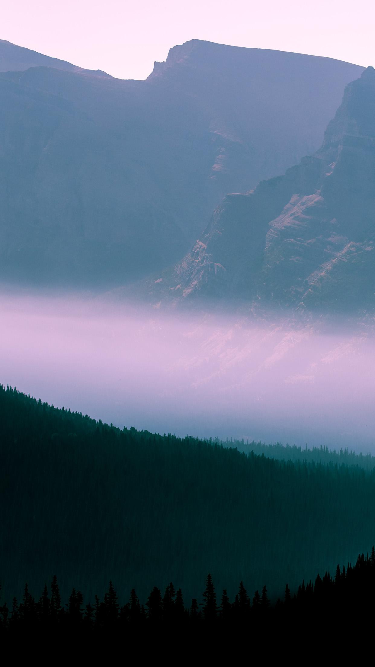 iPhone 6 wallpaper. mountain fog
