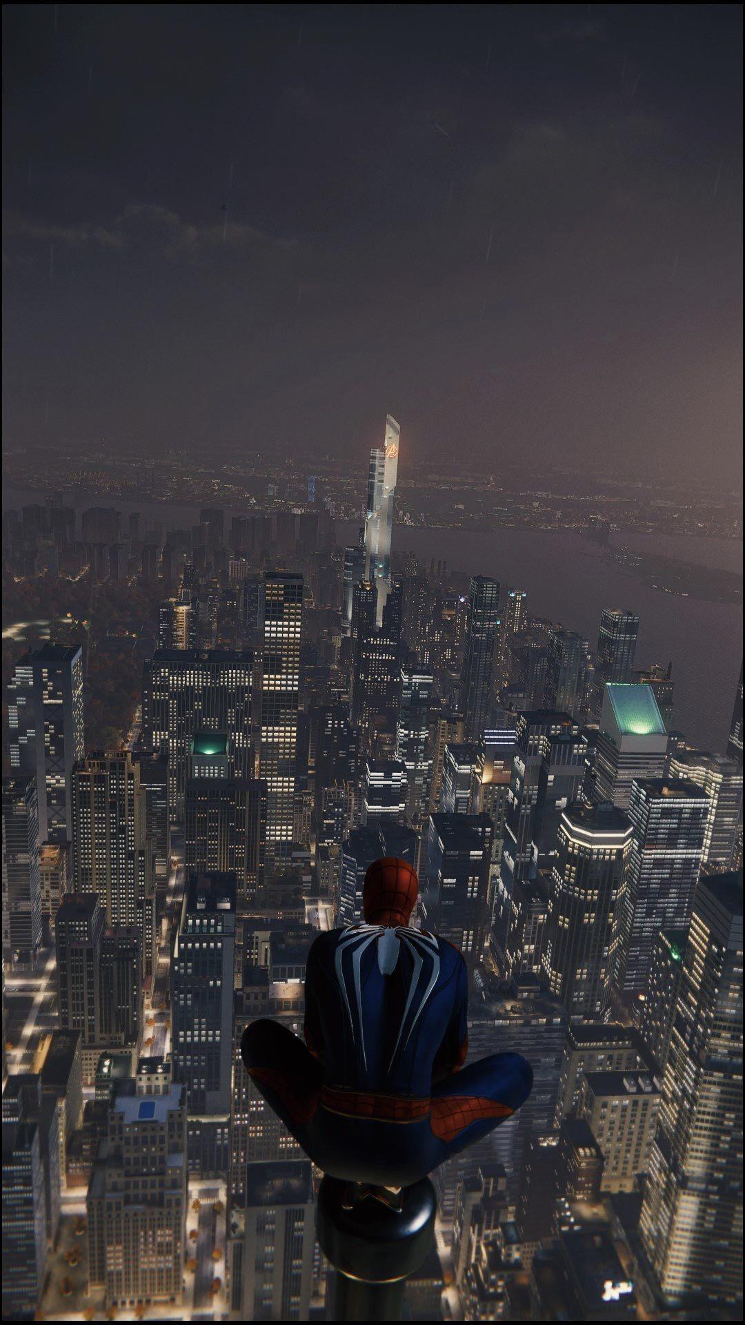 Spider Man PS4 Wallpaper. Empire State