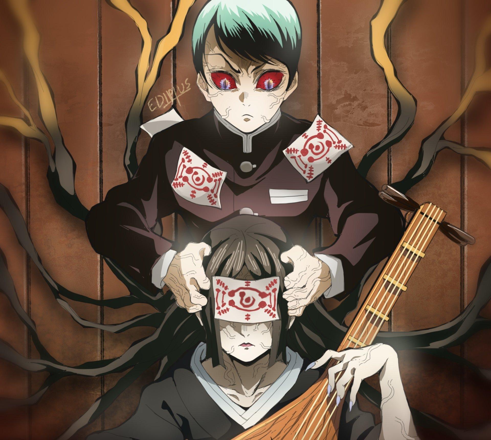 Demon Slayer Nakime Wallpapers Wallpaper Cave