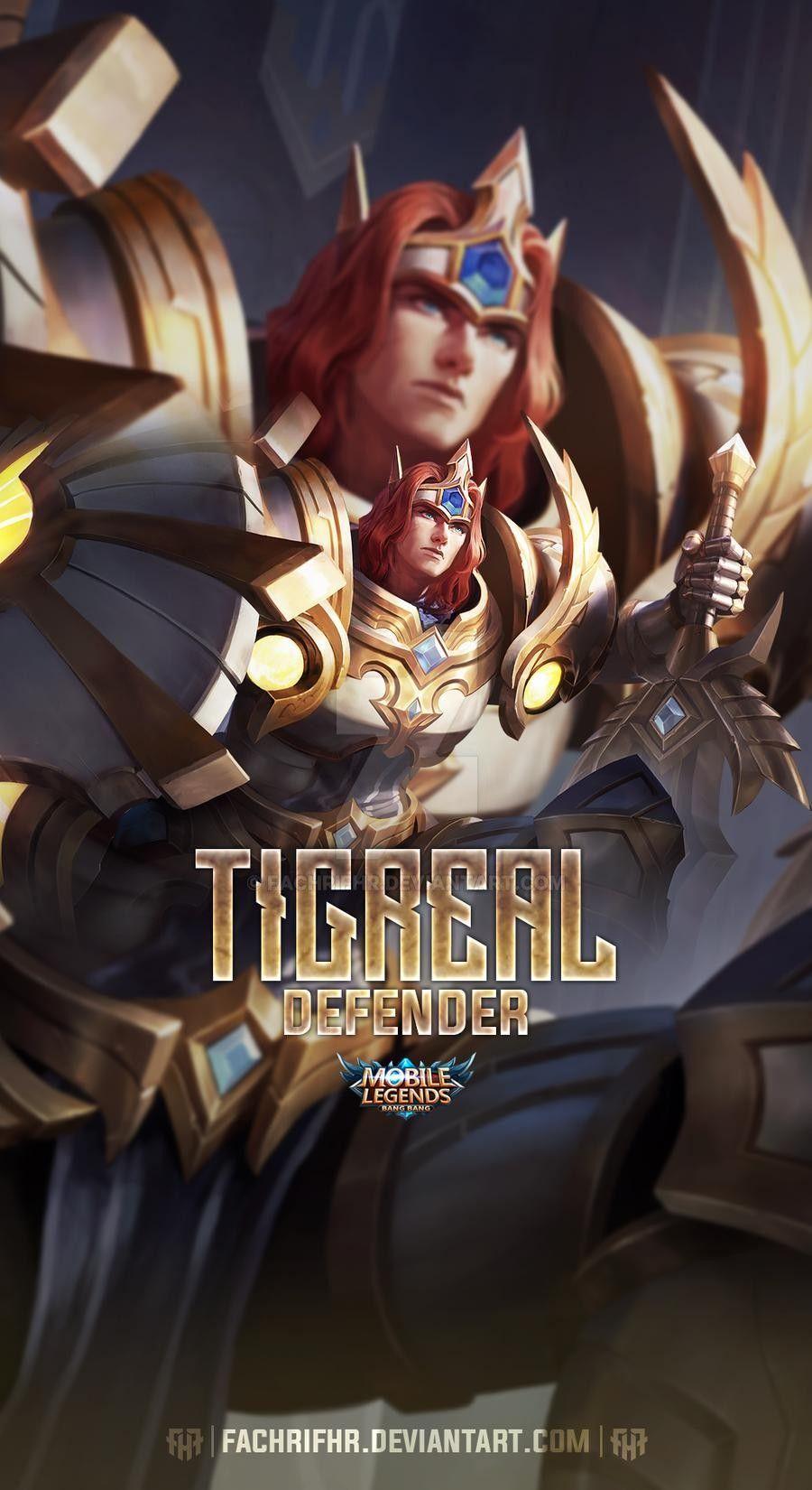 Tigreal Lightborn Defender. Mobile