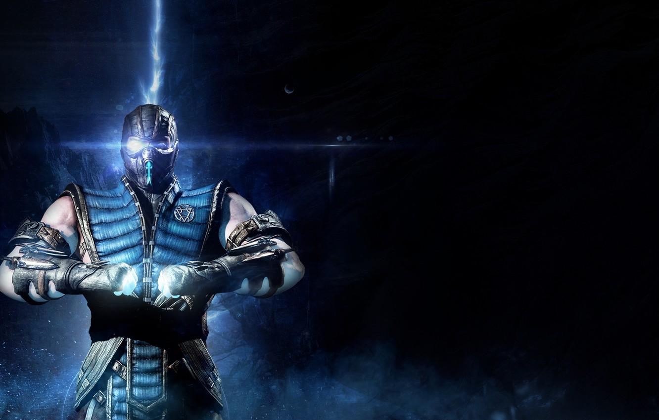 Wallpaper Blue, Ninja, Sub Zero, Mortal Kombat X Image For Desktop, Section игры