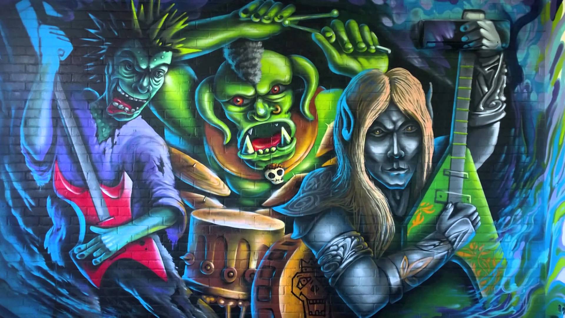 Free download Colorful Abstract Graffiti Wallpaper HD