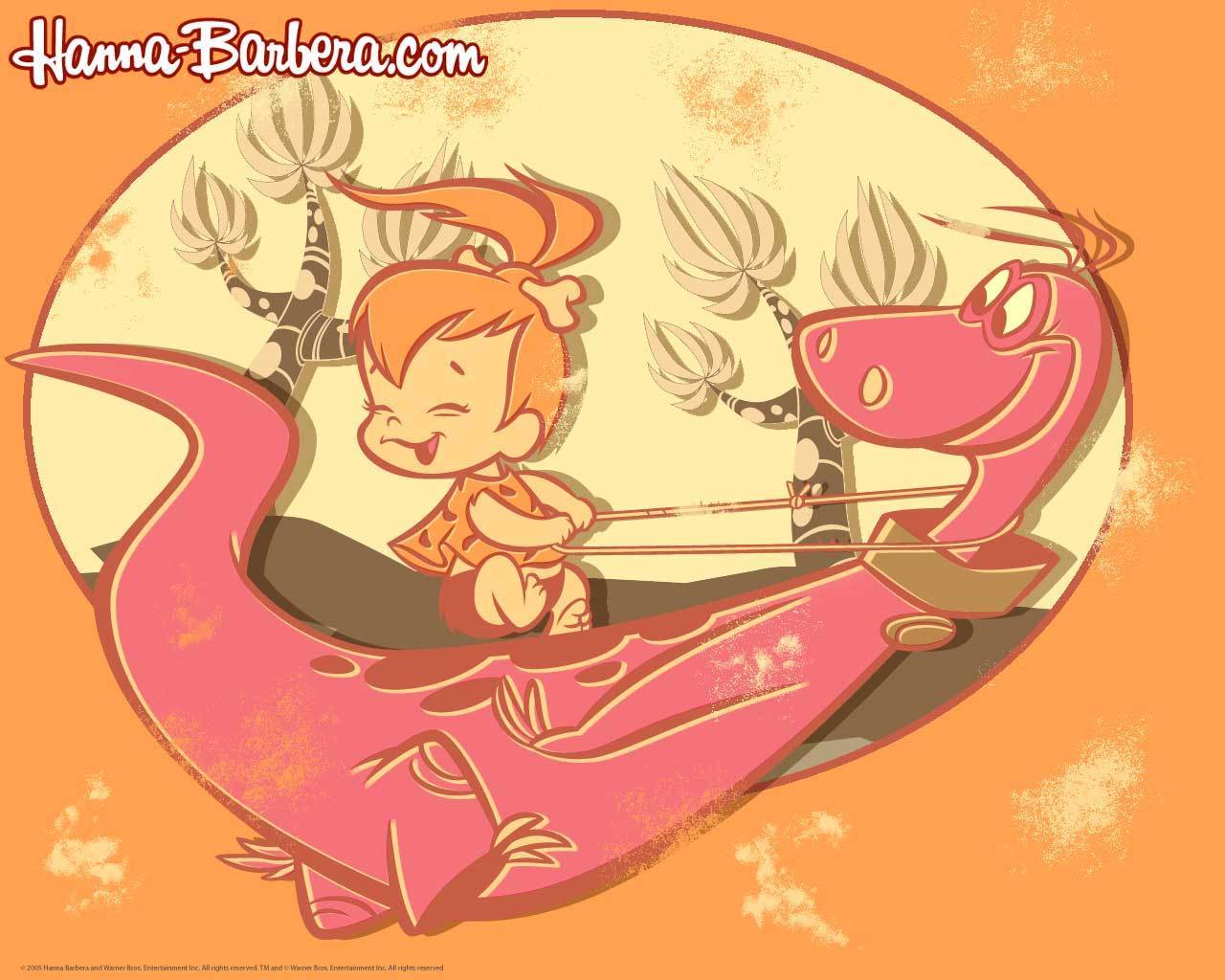 Pebbles and Dino Wallpaper Flintstones Wallpaper 5421852
