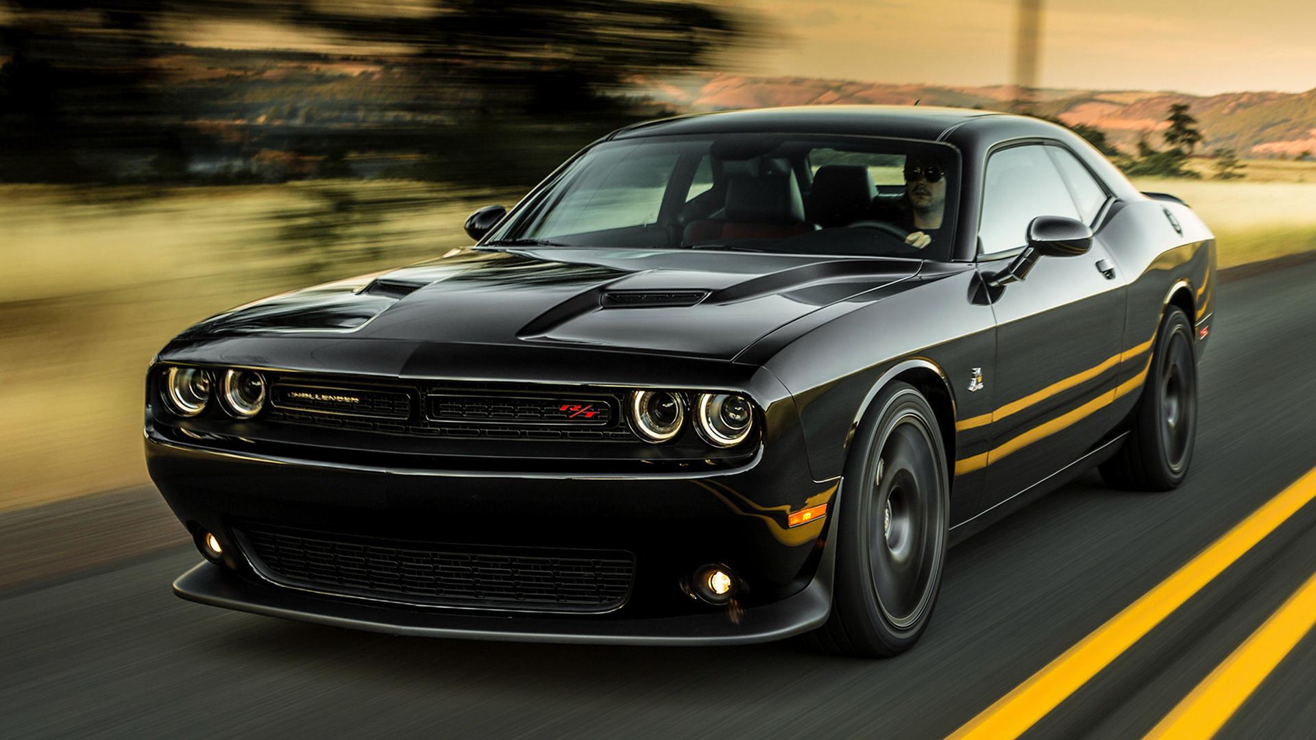 Download wallpaper 1280x2120 black muscle car dodge challenger iphone 6  plus 1280x2120 hd background 19279