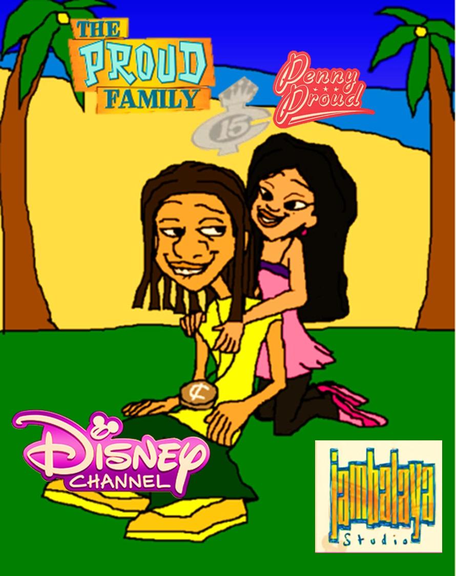 The Proud Family Penny Proud and Fifteen Cent Proud