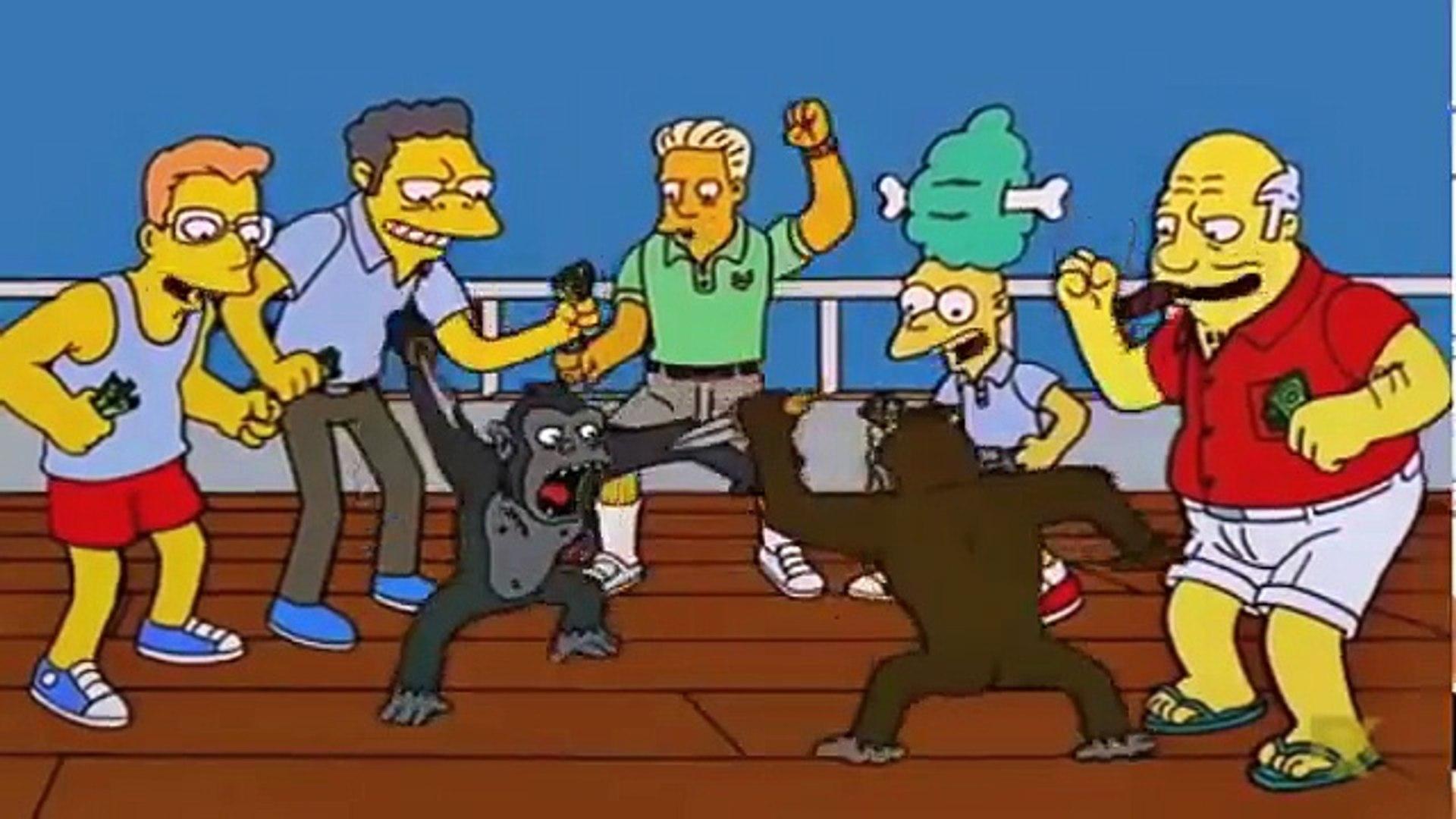 The Simpsons Knife Fight (S11Ep12)