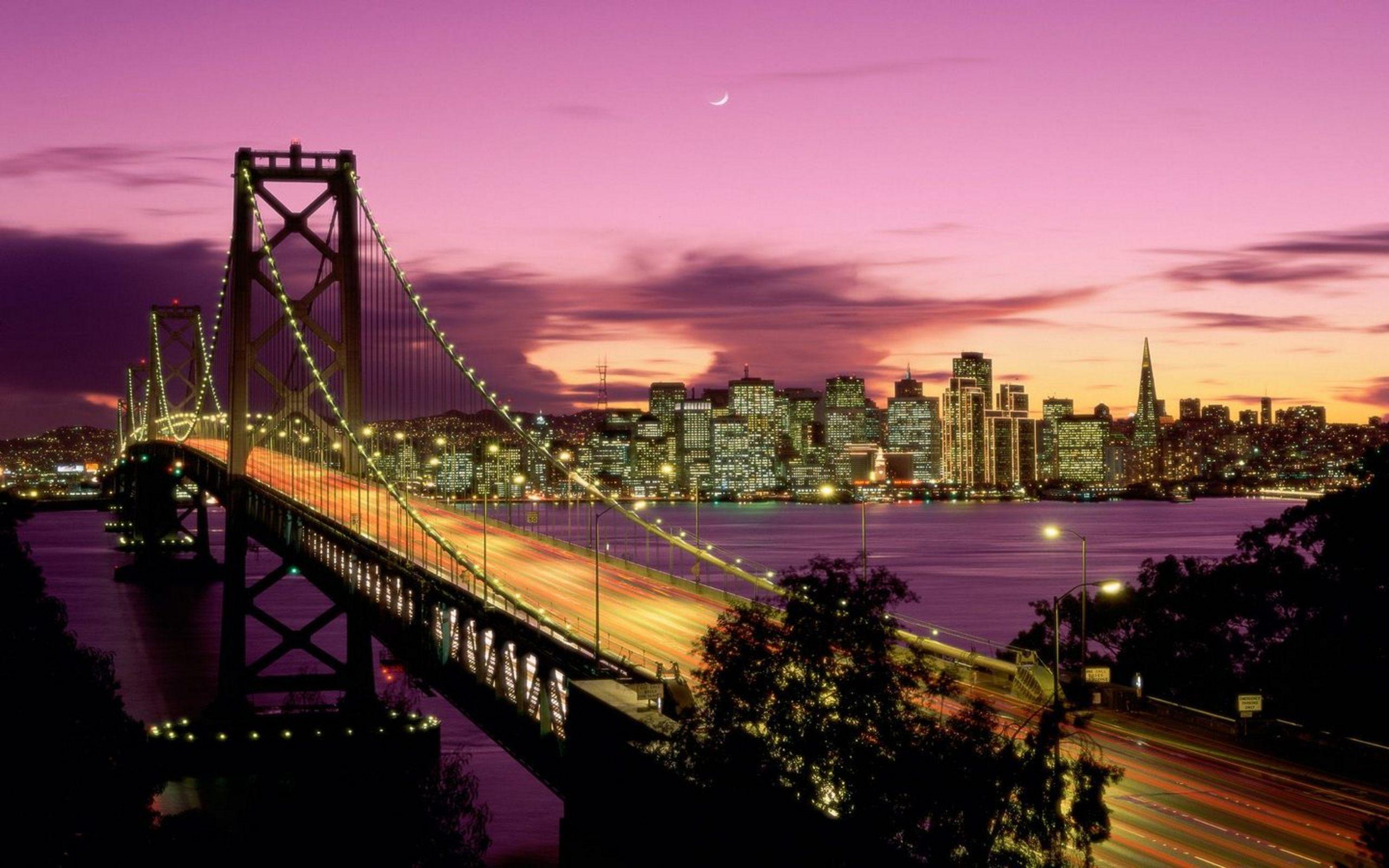 San Francisco Bridge California HD wallpaper