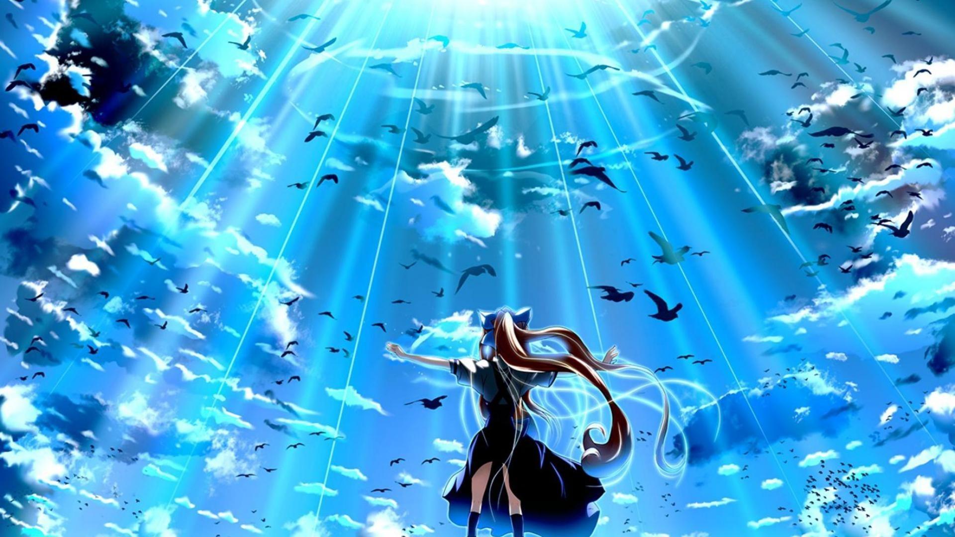Update more than 79 anime blue wallpaper best - xkldase.edu.vn