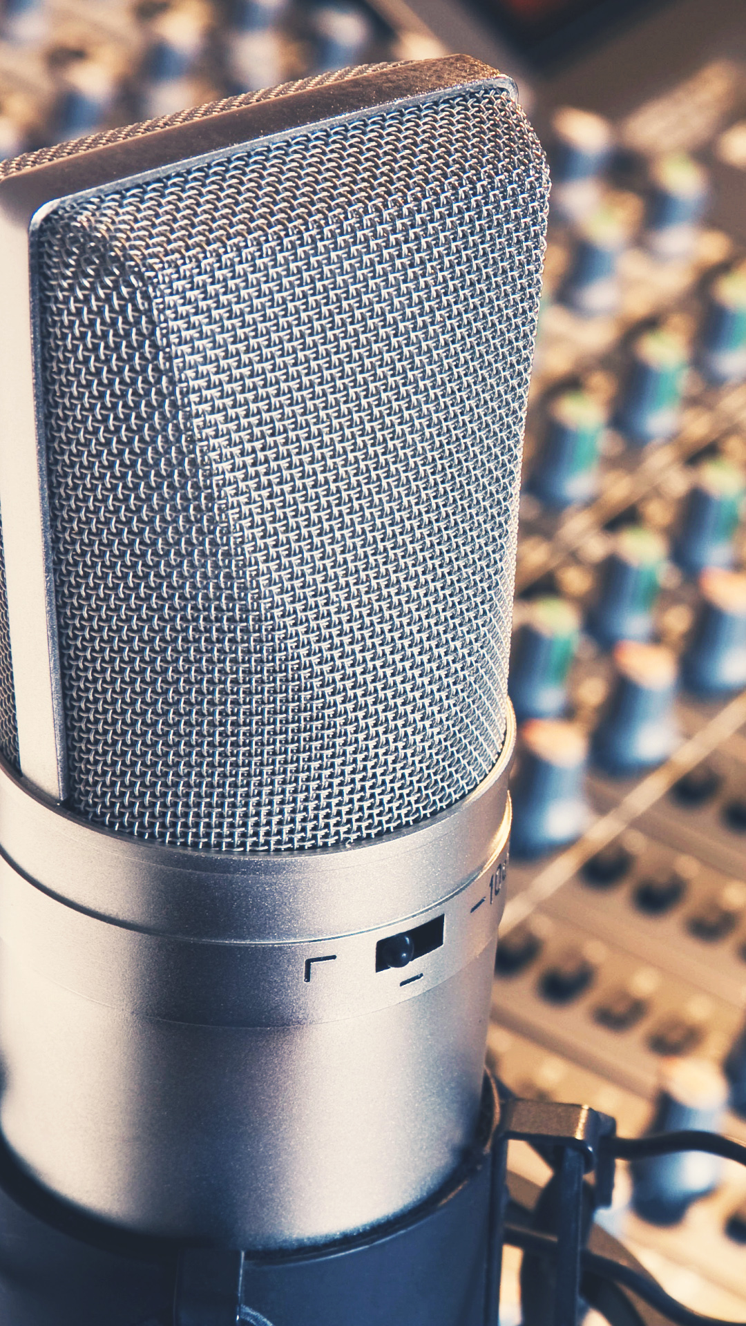 Recording Studio Microphone Android Wallpaper free download