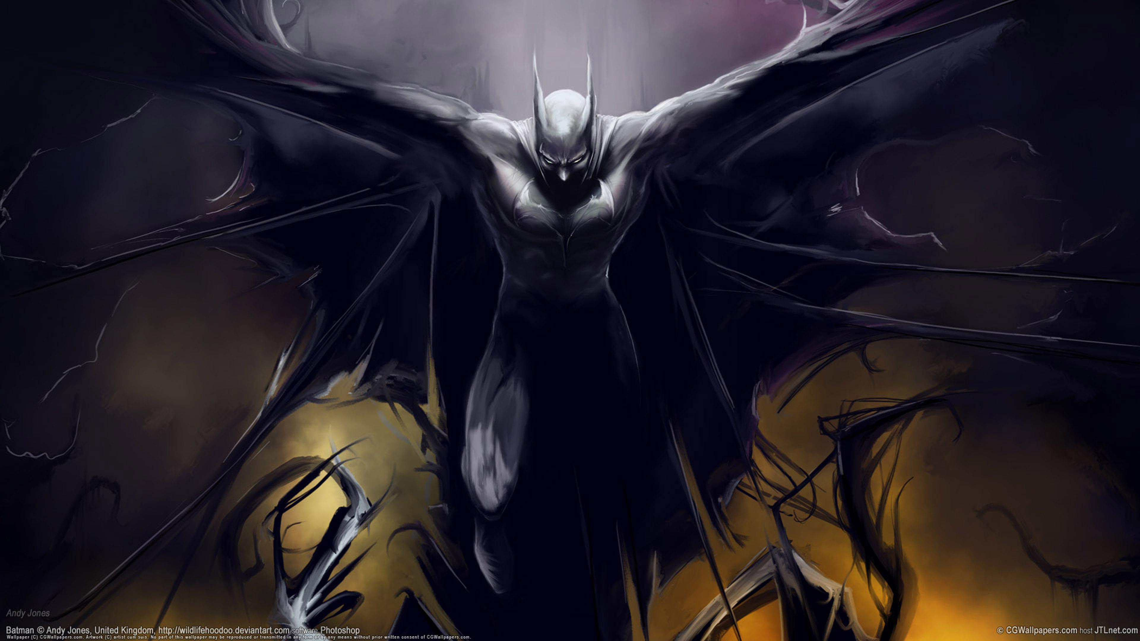 Batman Wings Digital Art Fantasy Desktop Wallpaper HD For Mobile