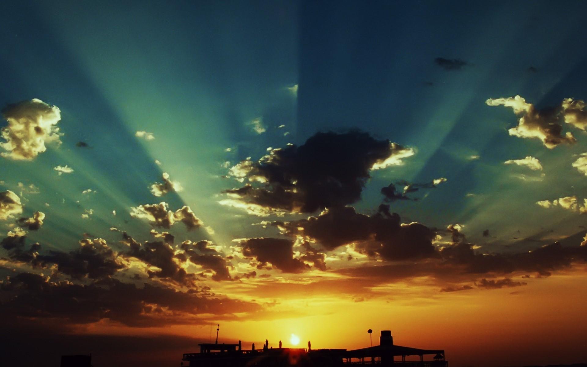 Download HD nice sunset photo for desktop wallpaper