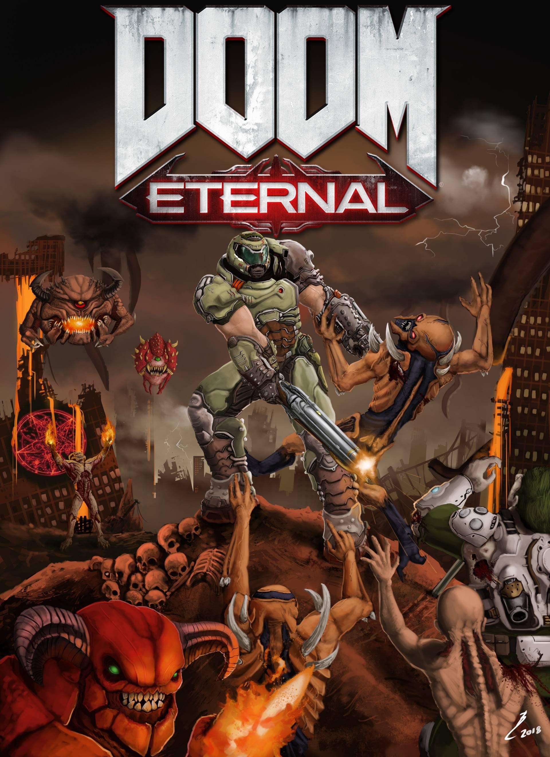 Awesome Doom Eternal wallpaper for phone
