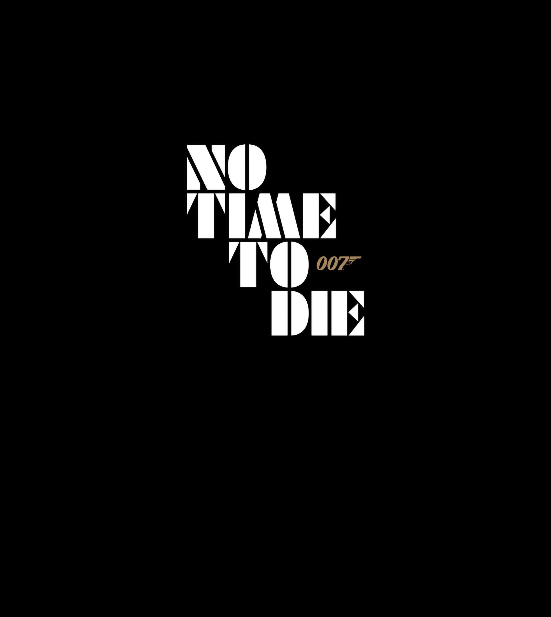 No Time To Die Logo Wallpaper, HD Movies 4K Wallpaper, Image