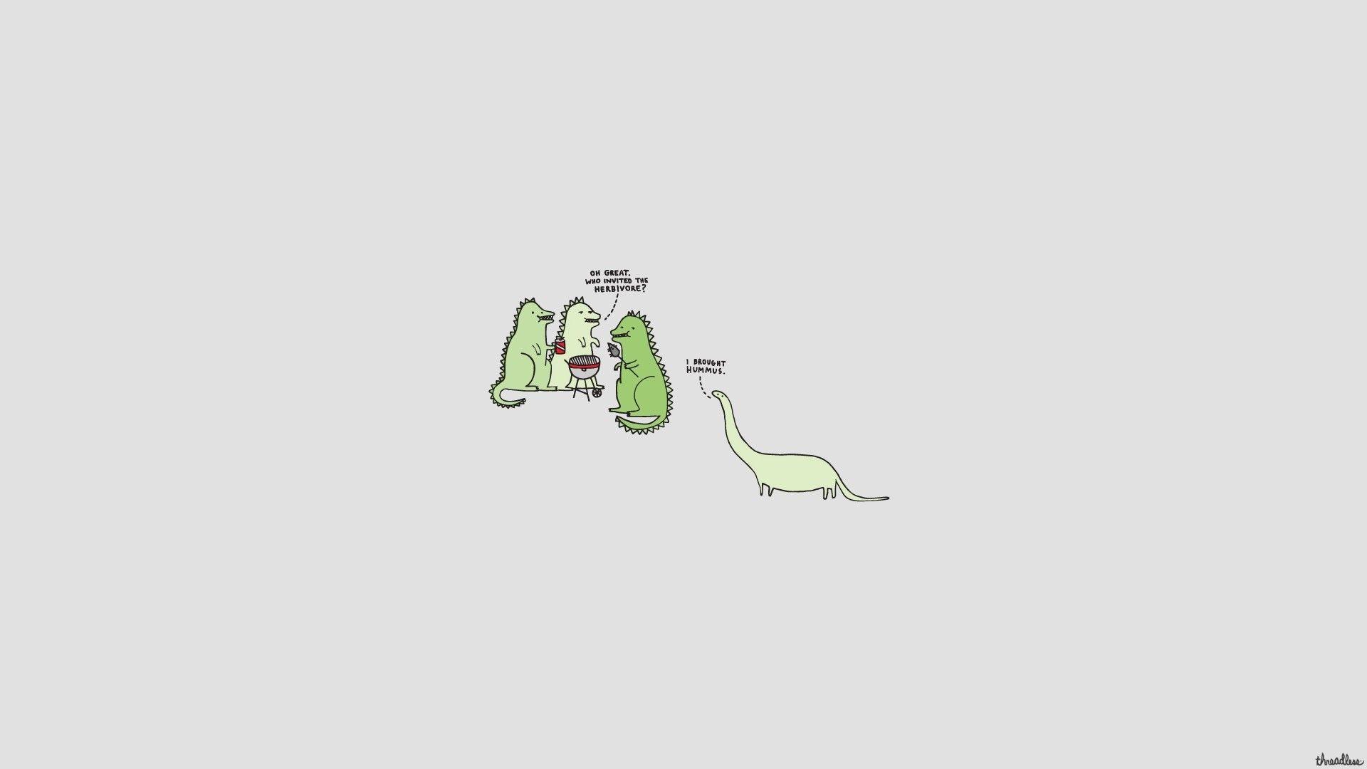 Cute Aesthetic Dinosaur Computer Wallpapers - Wallpaper Cave