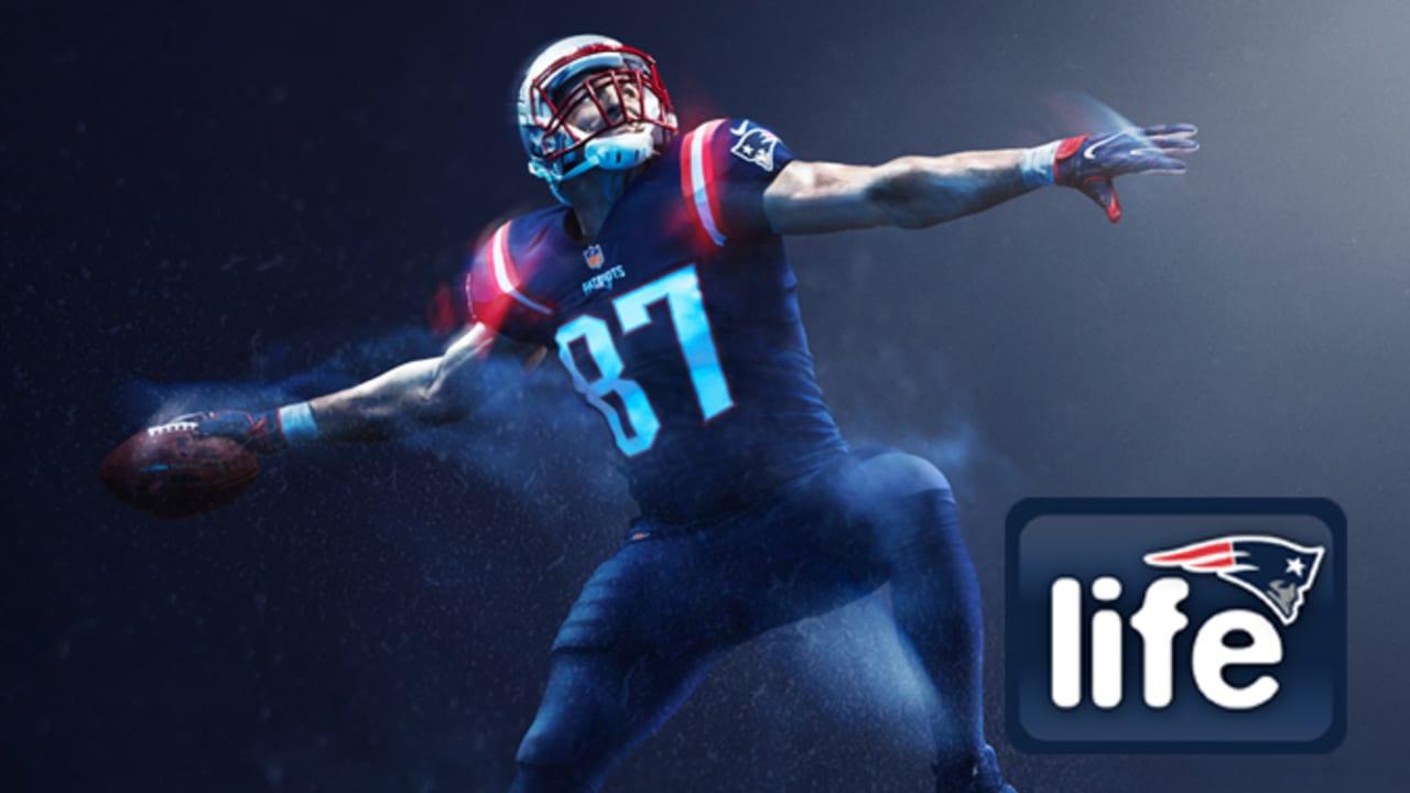 Check out the 2016 Patriots Color Rush Jerseys