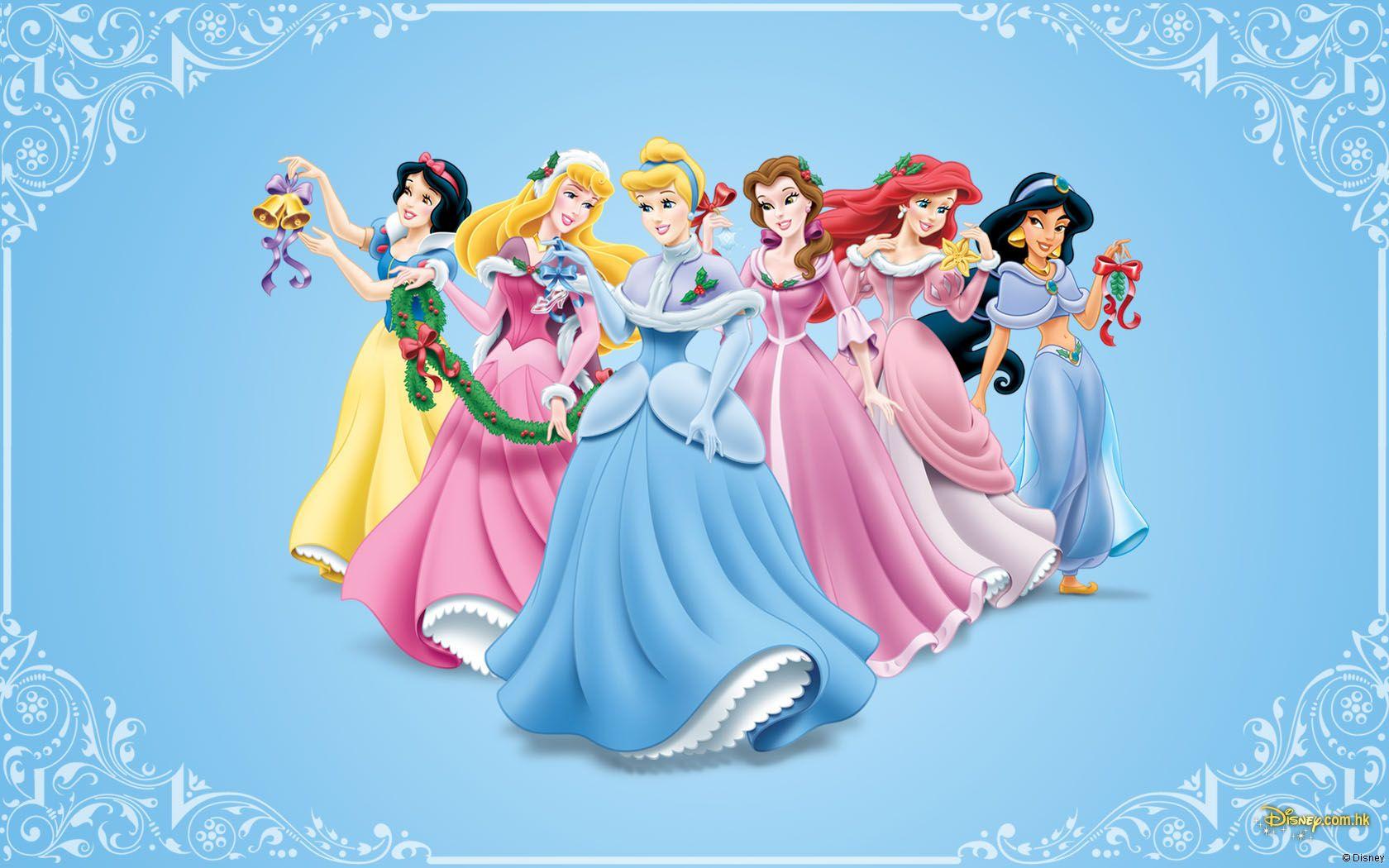 Disney Christmas Wallpaper: Disney Princess Christmas. Disney princess wallpaper, Disney princess cartoons, Disney princess image