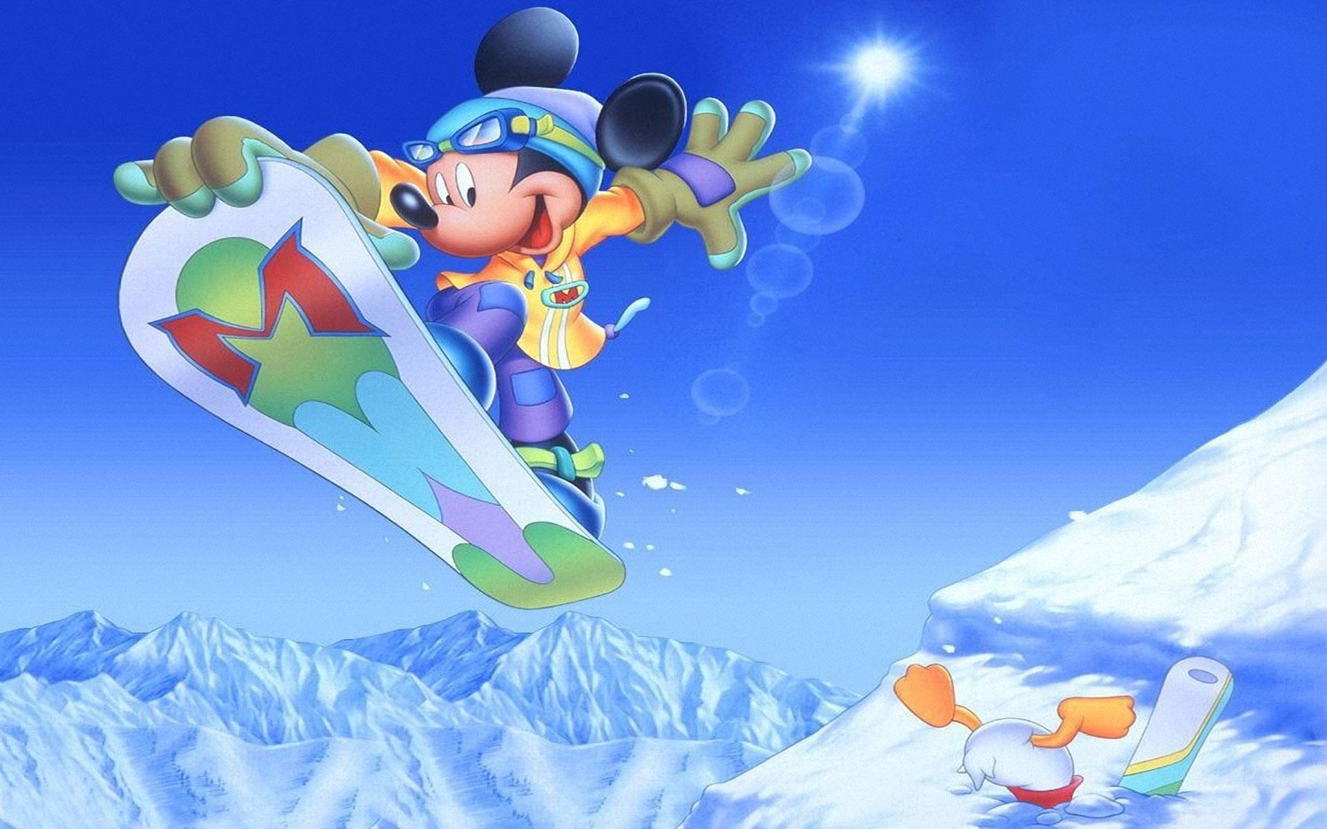 Mickey Mouse Winter Adventures Wallpaper HD, Wallpaper13.com