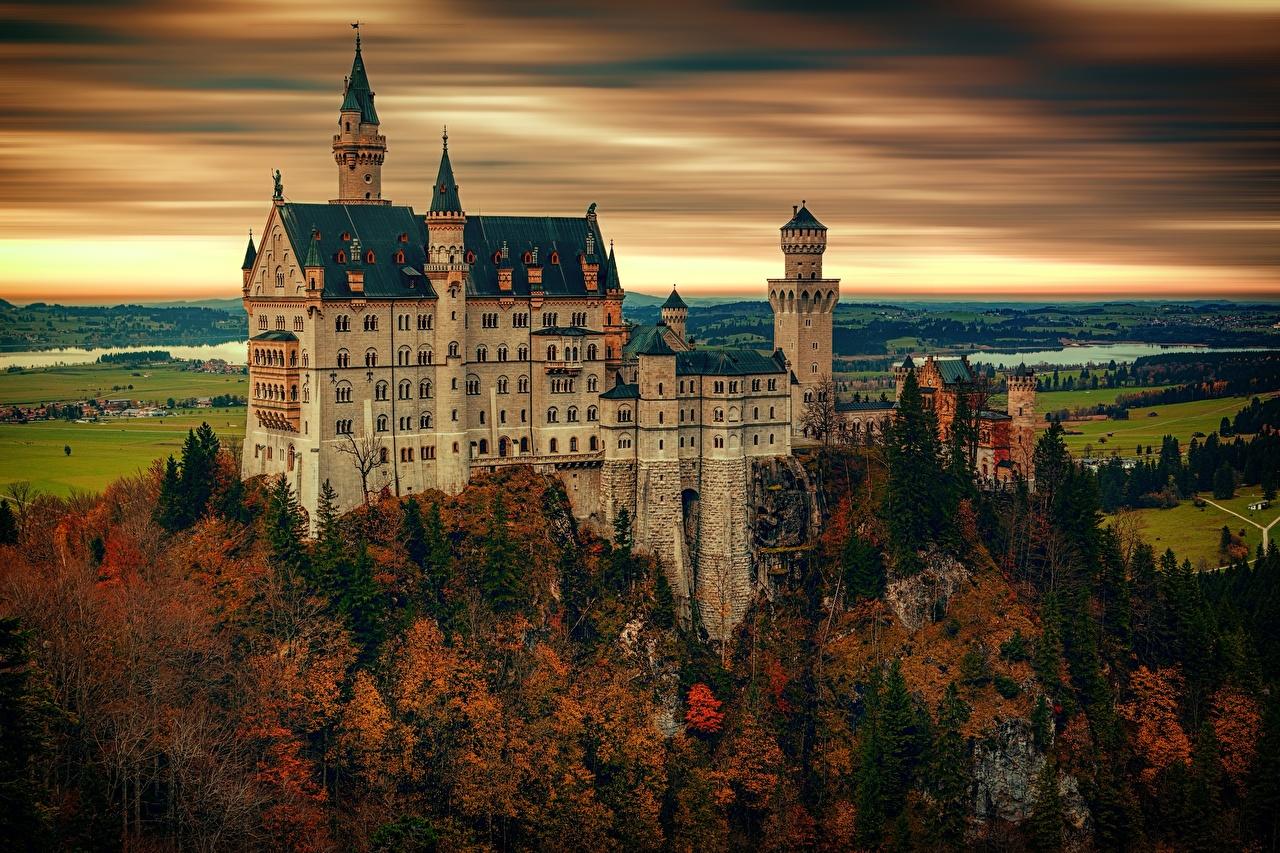 image Neuschwanstein Germany castle Cities