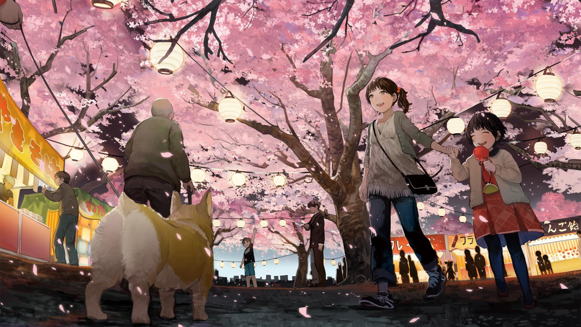 Cherry Blossom Festival 1080p Wallpaper from Shadow of Death