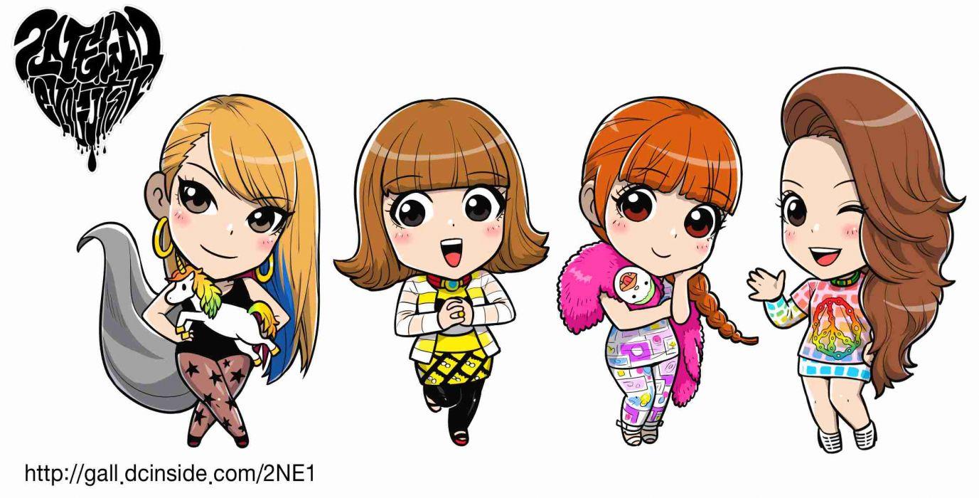 2NE1 K Pop Pop Dance Korean Korea Anime N Wallpaper