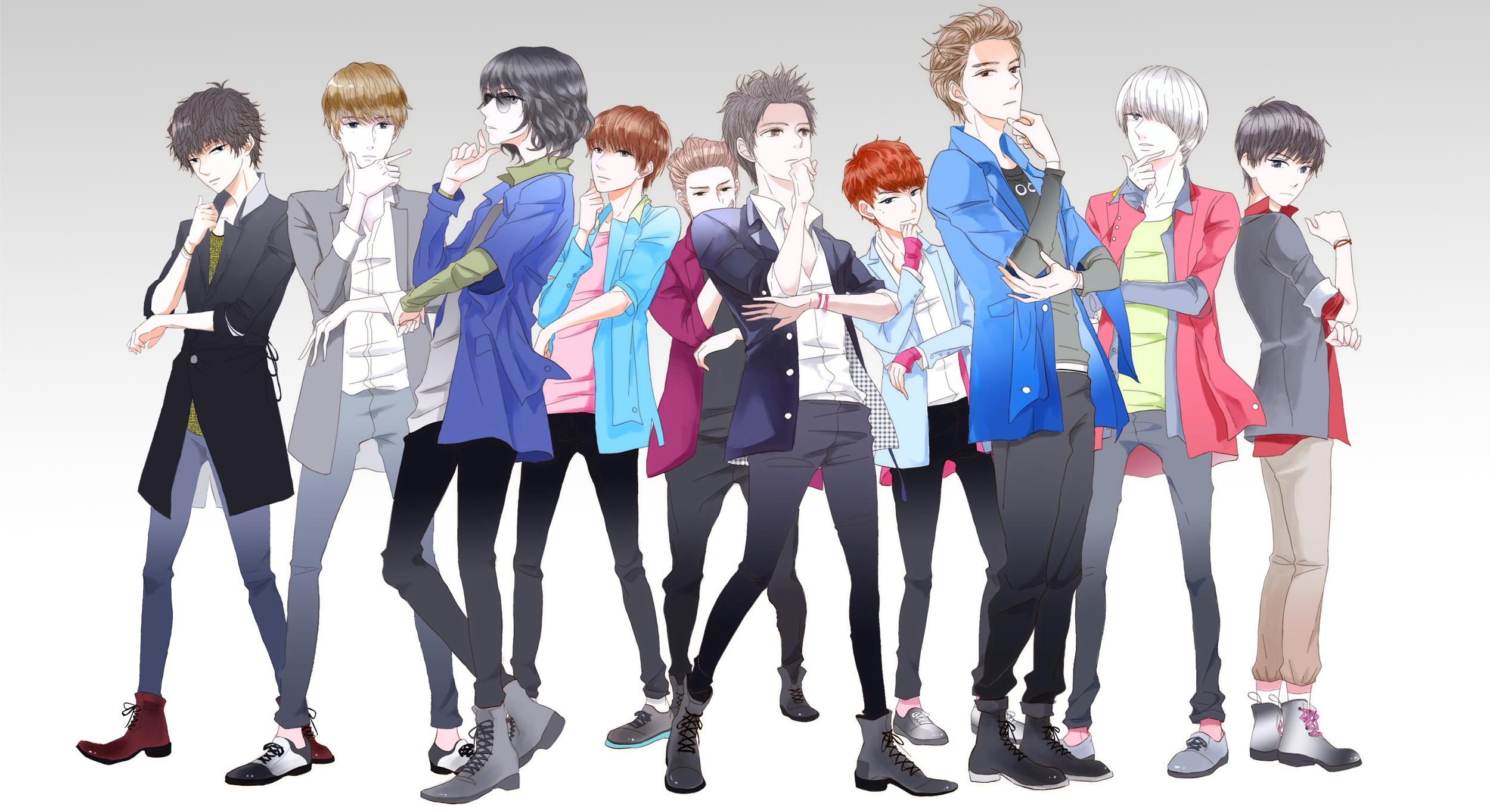 Super Junior Pop Anime