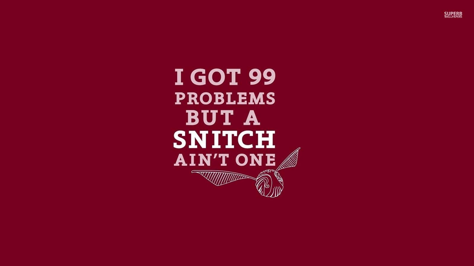 I Got 99 Problems Potter Wallpaper