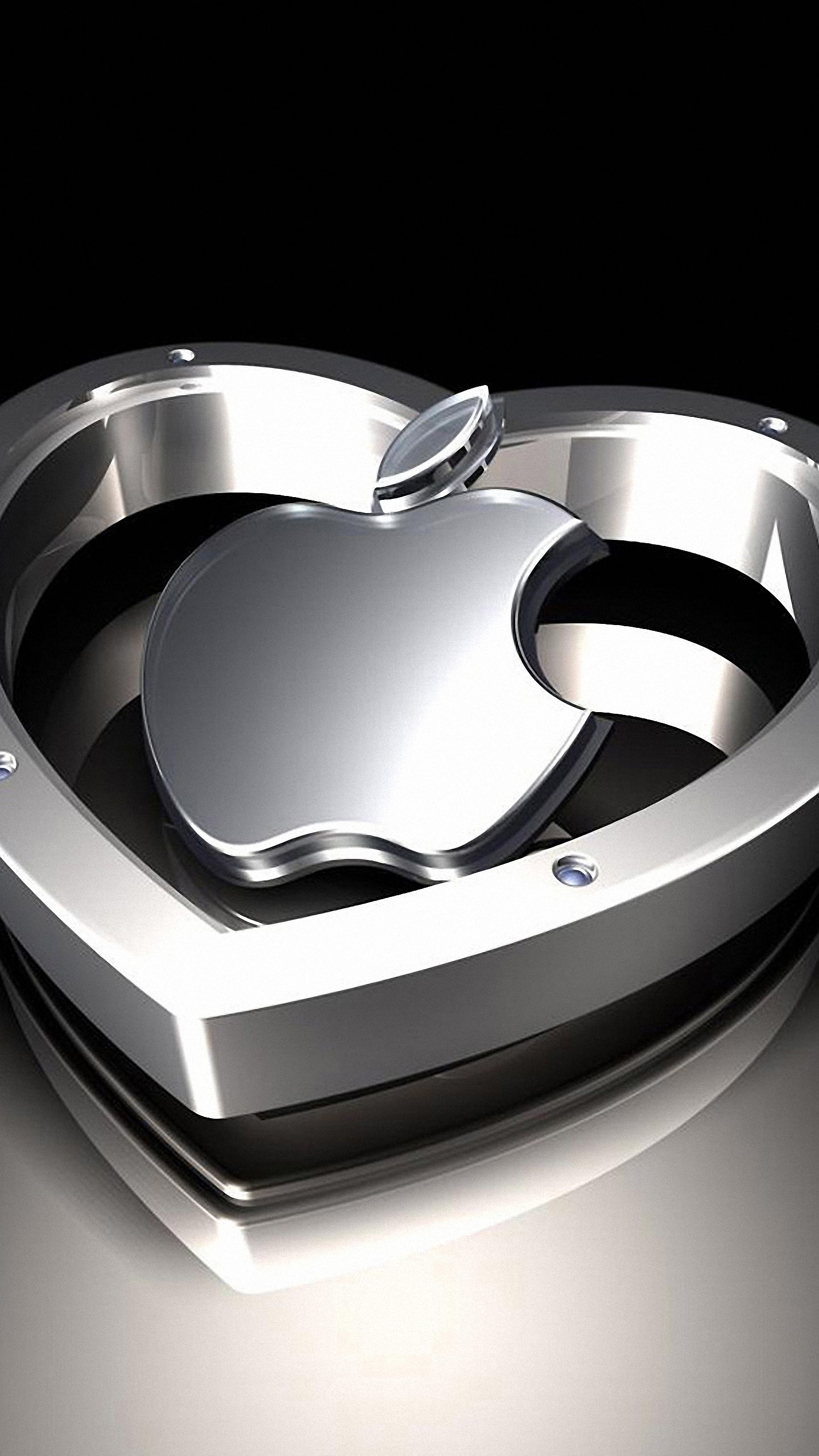 3D Heart Apple iPhone 6s Wallpaper HD