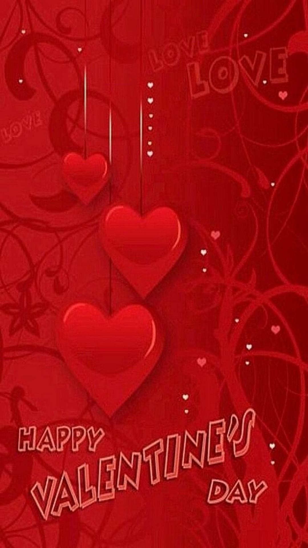 iPhone Wallpaper Happy Valentines Day 3D iPhone Wallpaper