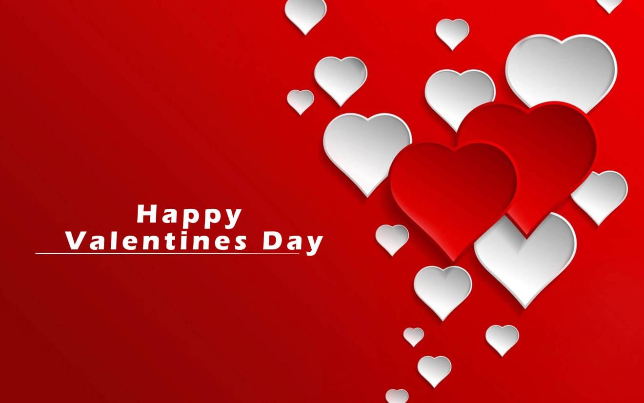 Happy Valentine's Day Image for Mobile. Background