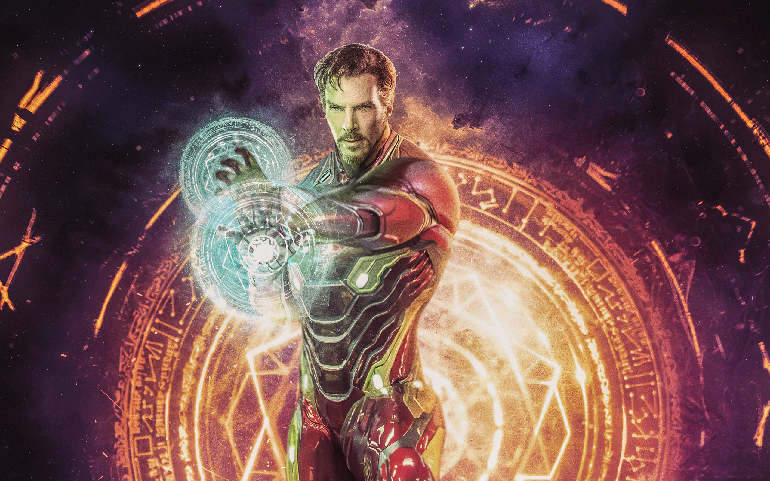 Doctor Strange As Iron Man 2560x1600 Resolution HD