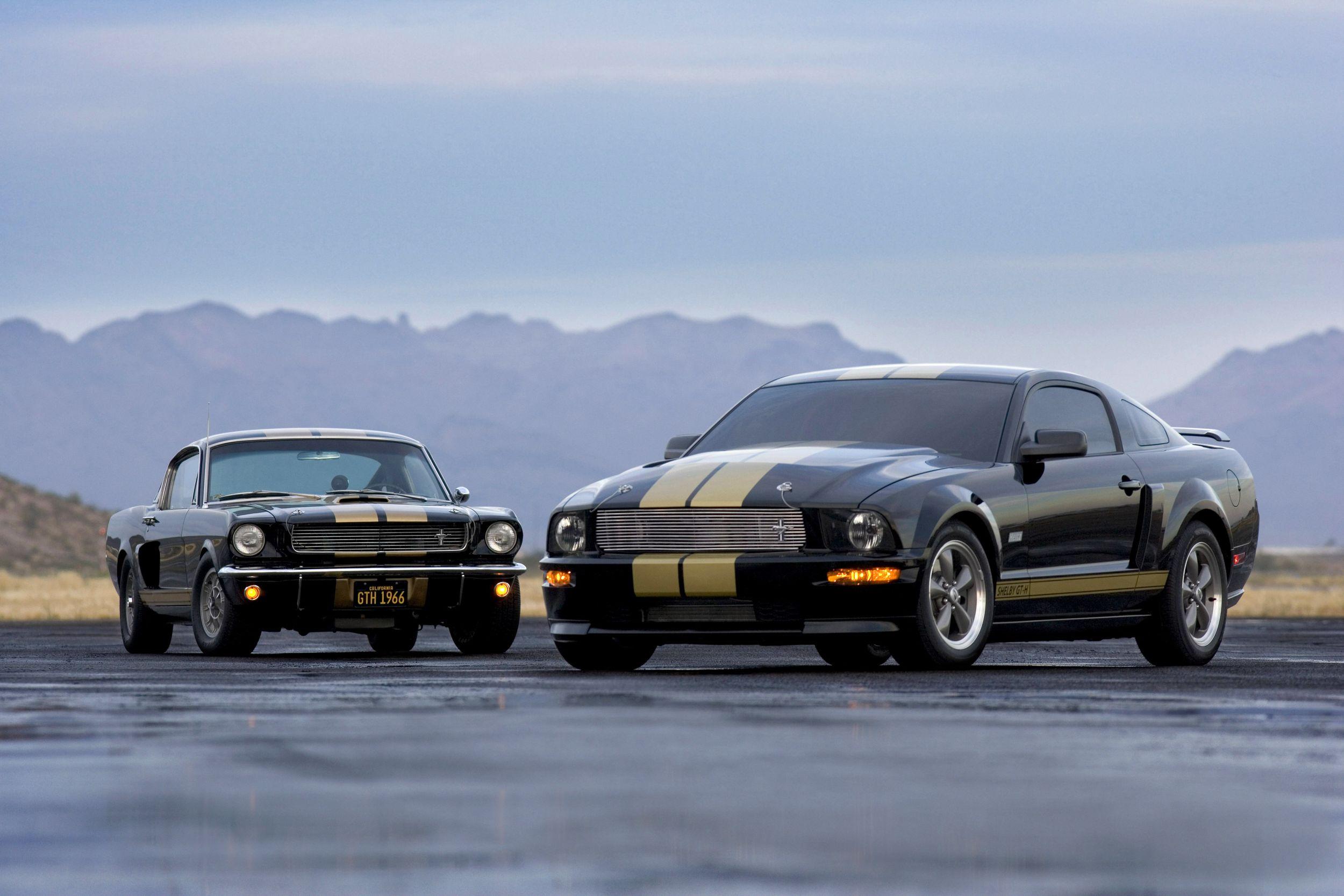 Ford, Shelby and Hertz celebrate the G.T.350H's gold
