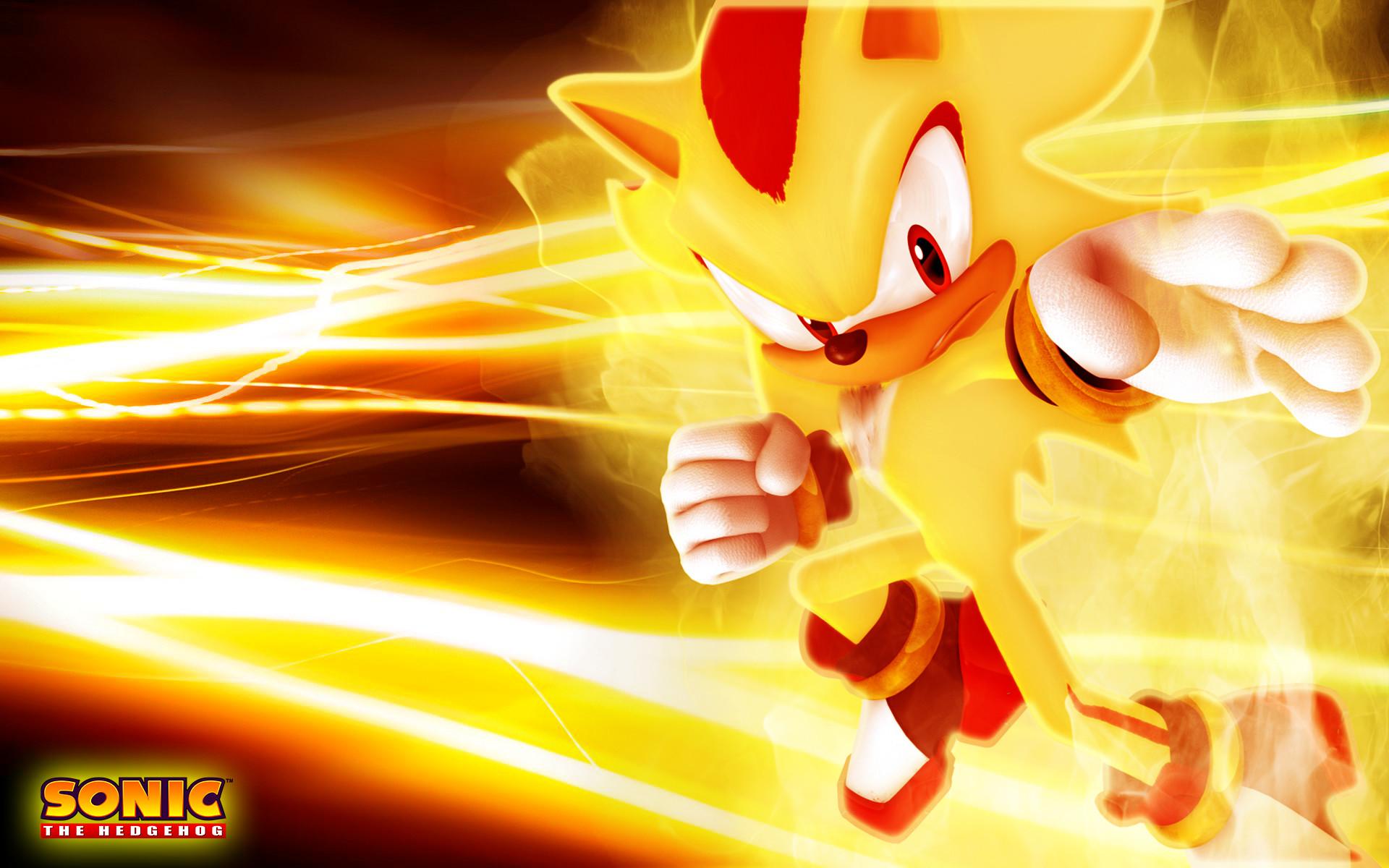 Yellow Super Sonic Wallpapers  Sonic the Hedgehog Wallpapers