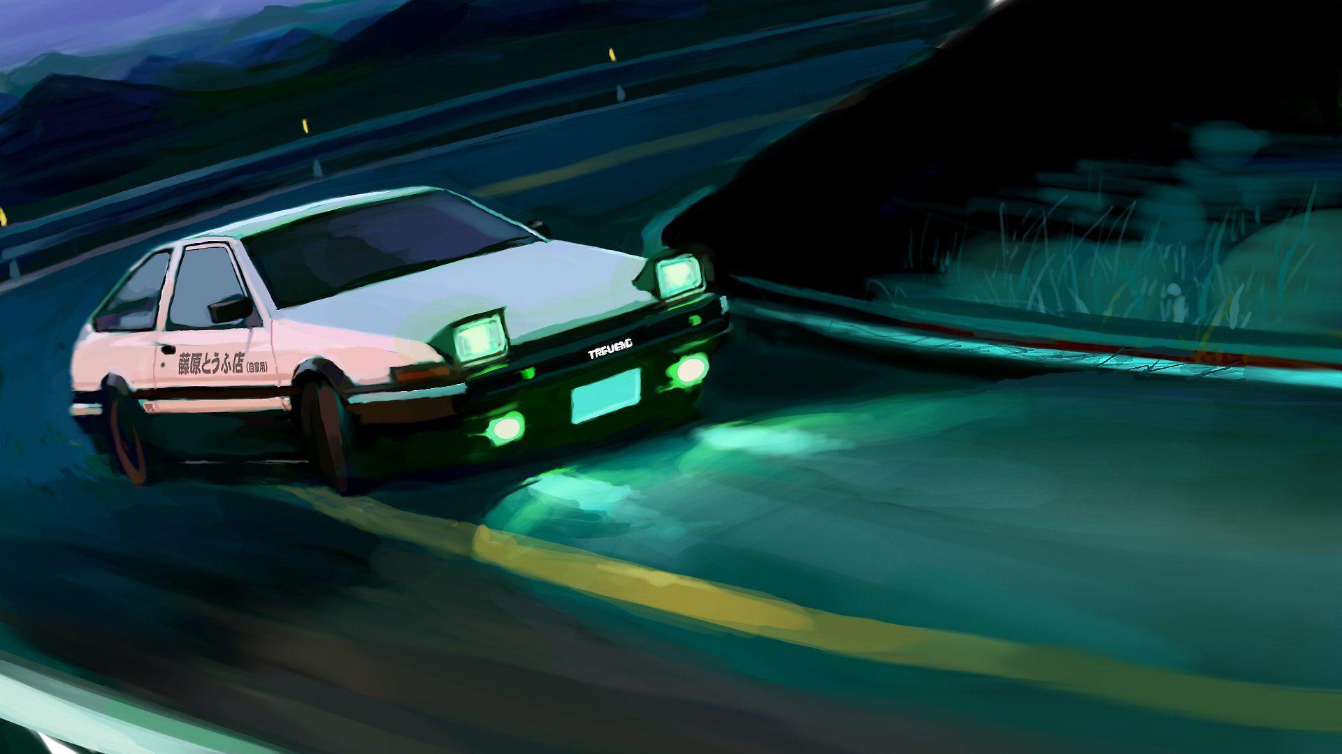 Anime Initial D Final Stage Toyota AE86 Toyota Trueno Wallpaper. Jdm wallpaper, Initial d car, Initial d
