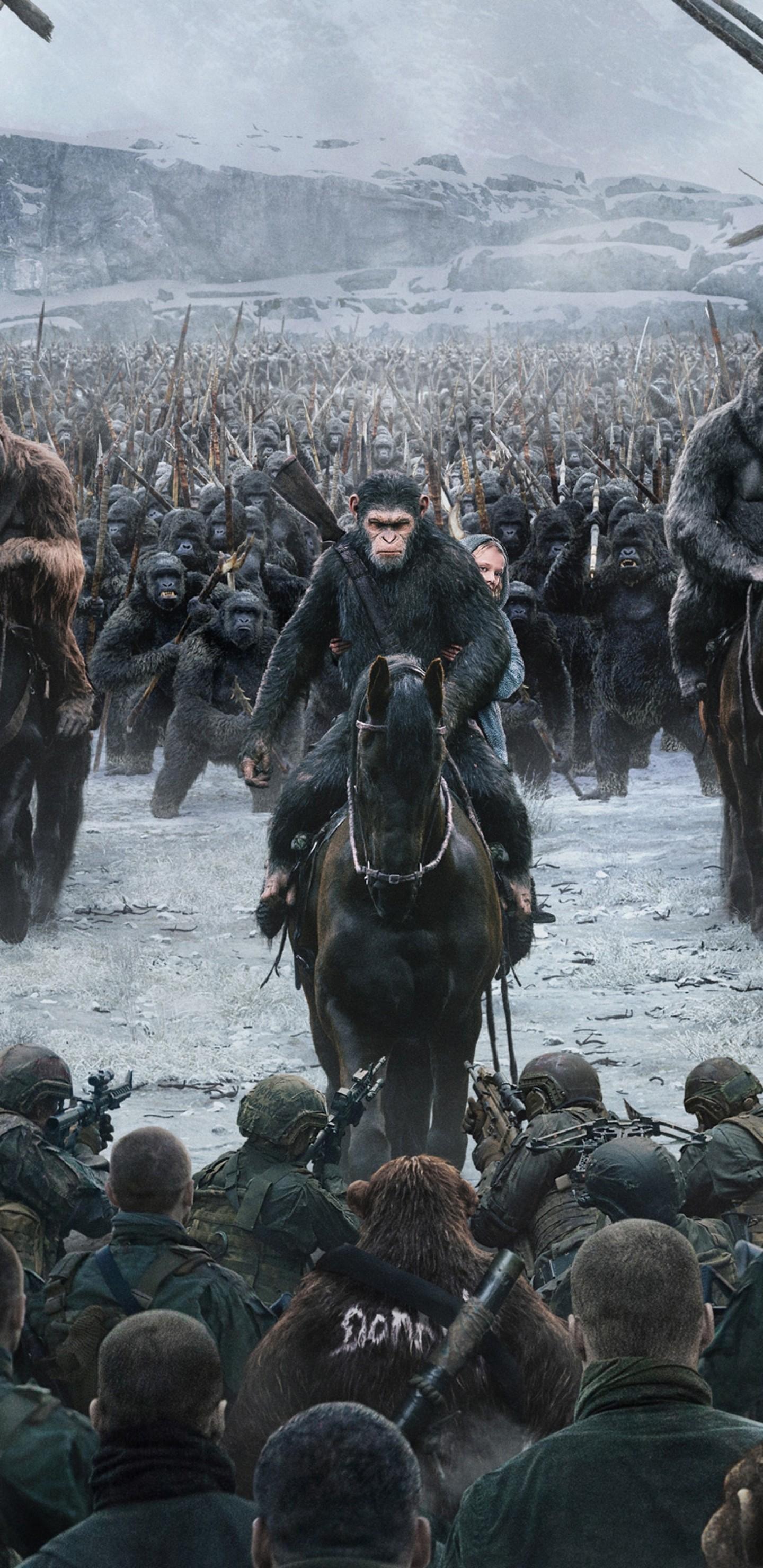 Download 1440x2960 War For The Planet Of The Apes Wallpaper