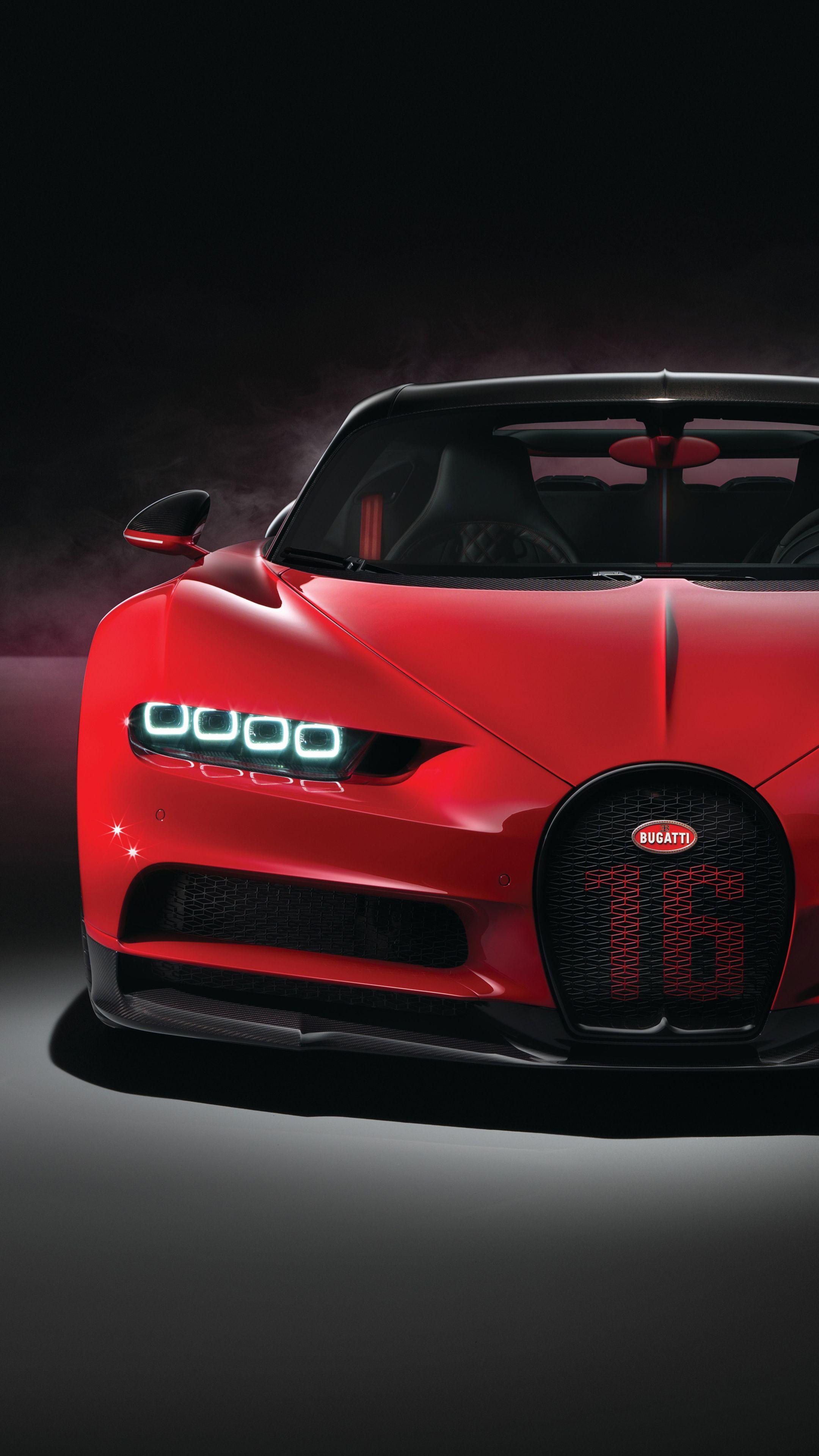 cars #red Bugatti Chiron Sport 2018 4k #wallpaper