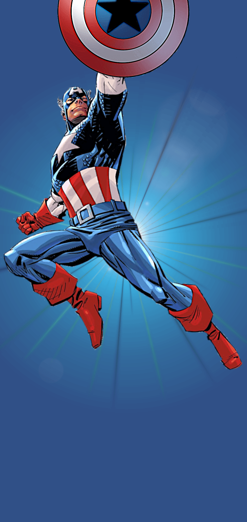 Download Captain America Note 9 Wallpaper