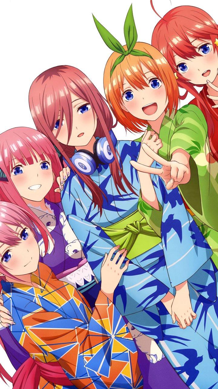 Go Toubun No Hanayome 720x1280 Smartphone Wallpaper