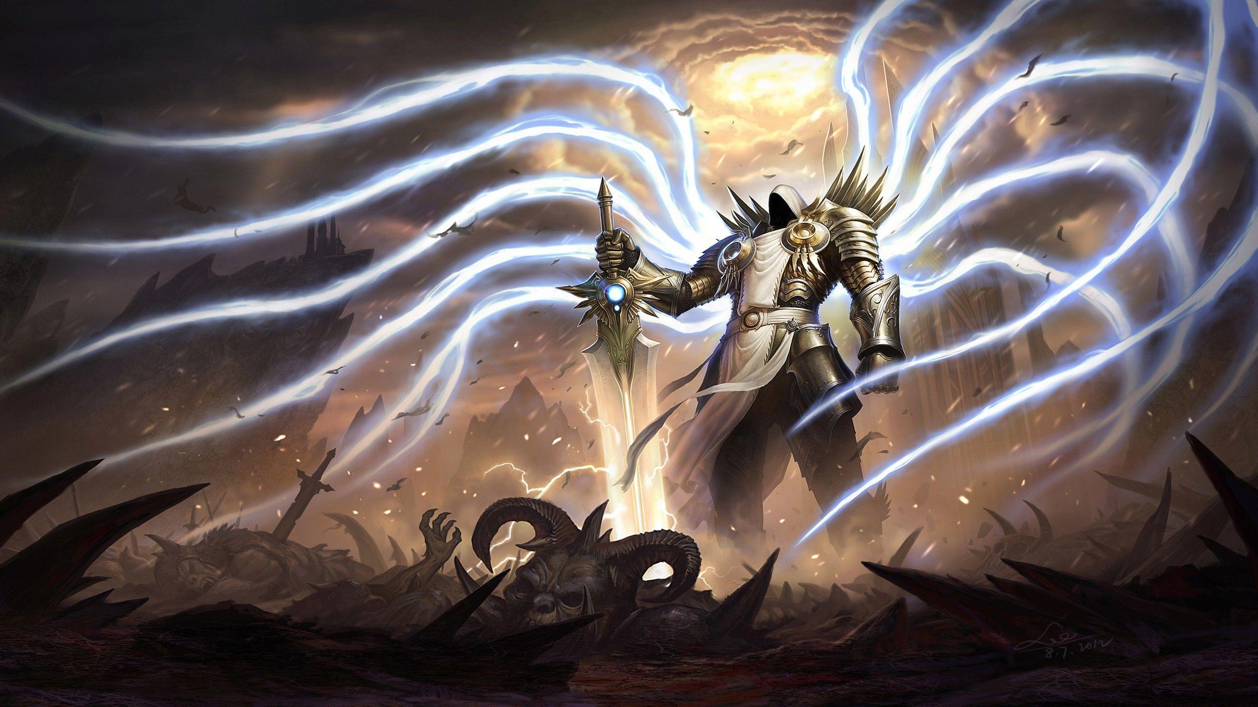 Diablo 3 Tyrael wallpaper. Fantasy artwork, Fantasy art