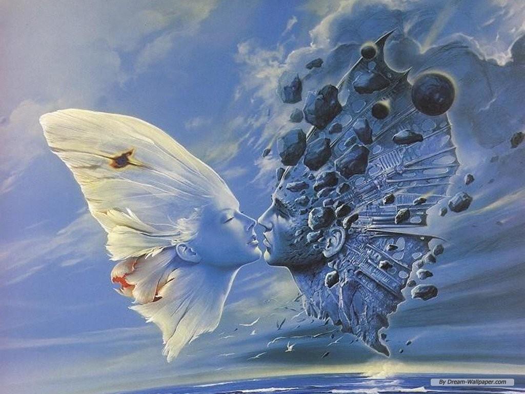 Angel Wallpaper Free And Woman Butterfly, HD