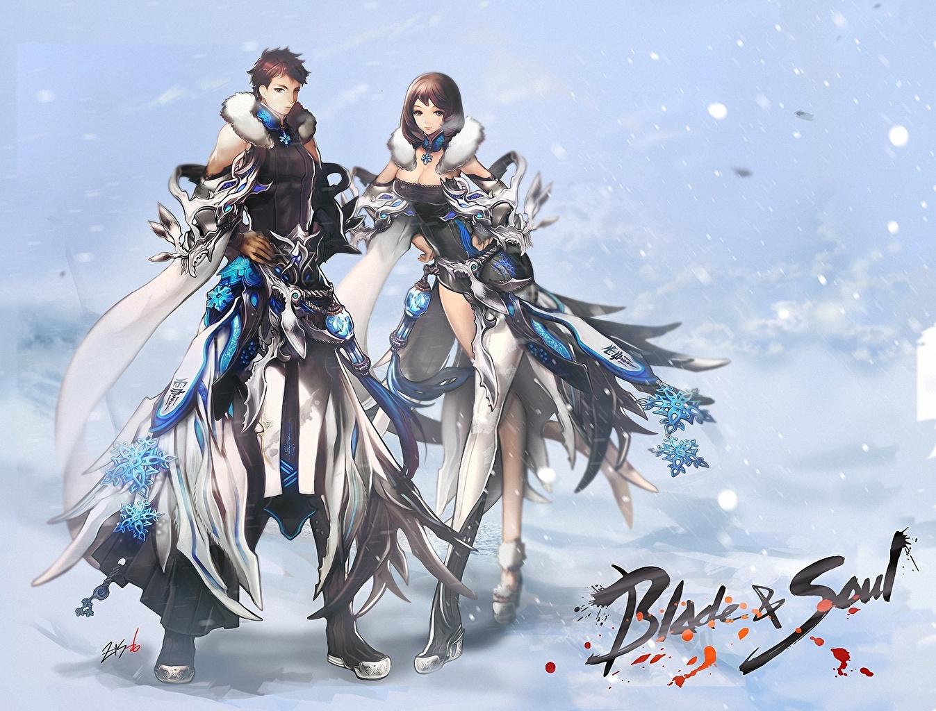 Picture Blade & Soul Man Warriors Girls Fantasy Games