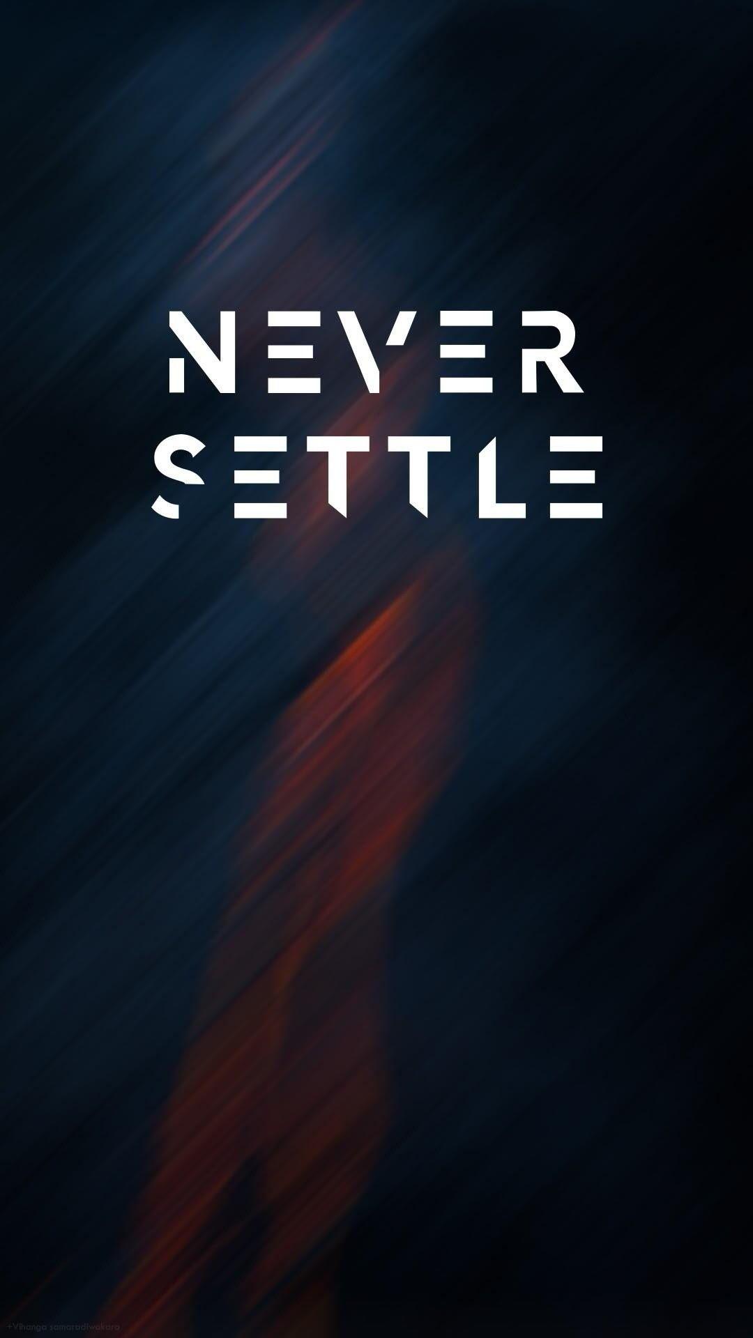 Never settle. HD phone wallpaper, Oneplus wallpaper