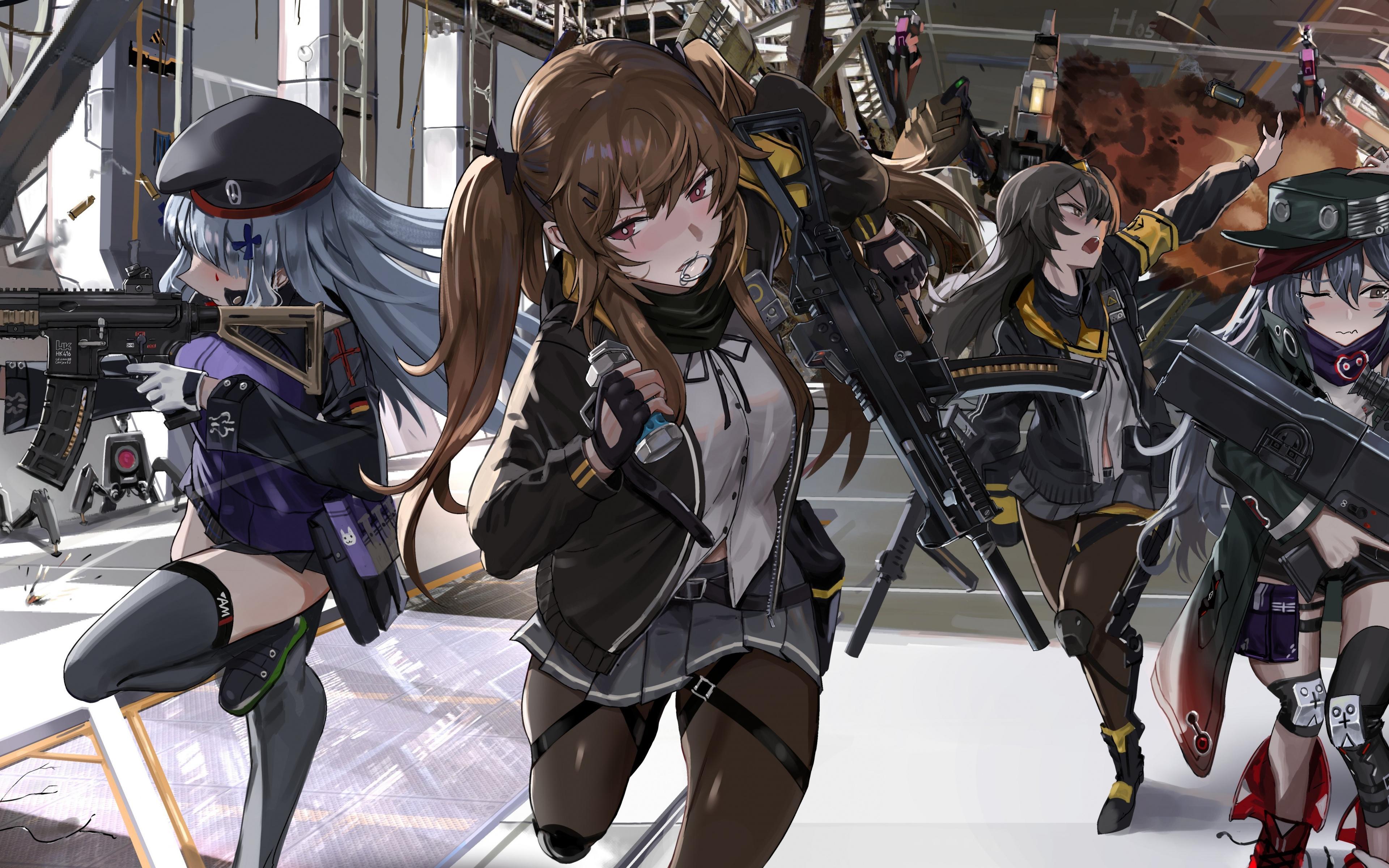 Download 3840x2400 wallpaper girls' frontline, soldiers