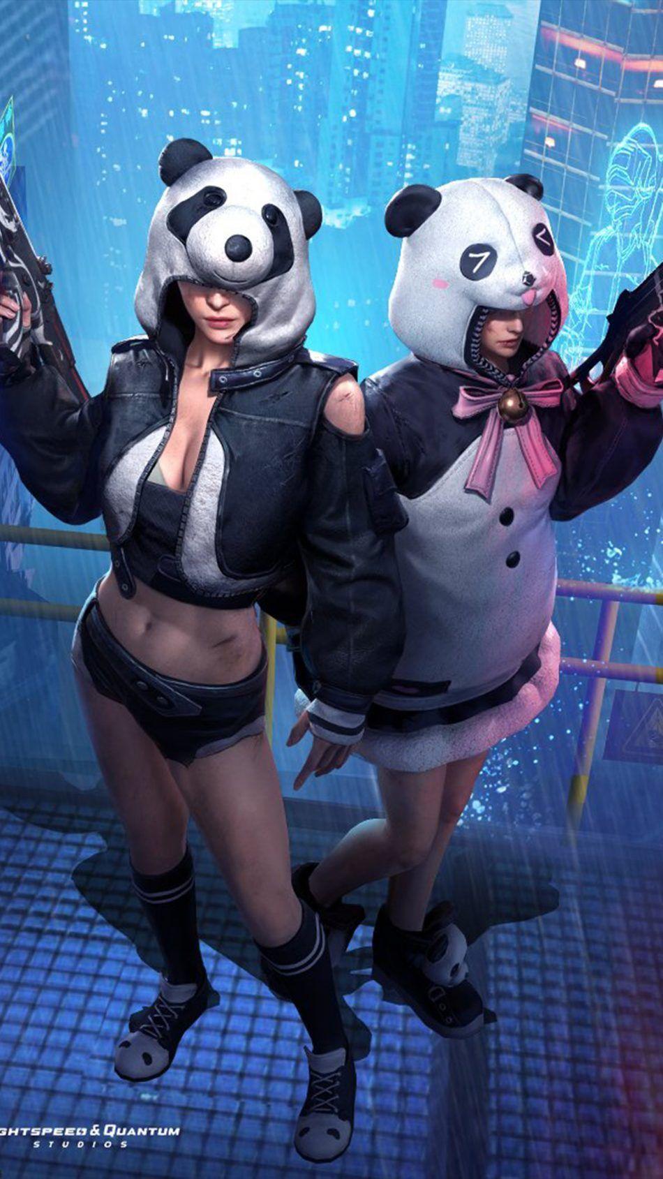 PUBG Mobile Cuddly Panda 4K Ultra HD Mobile Wallpaper. pubg hero