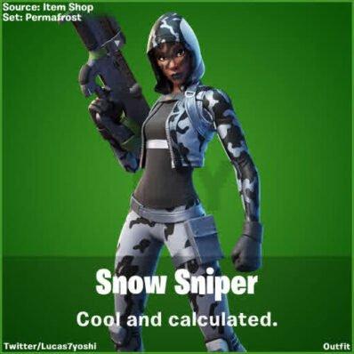 Snow Sniper Fortnite wallpaper