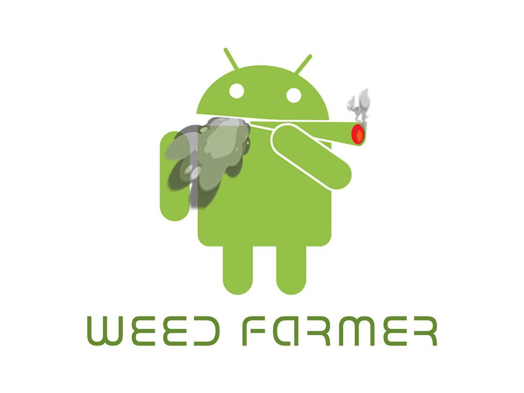 Android Smoking a Joint on White Background 1280x960 3:4 P