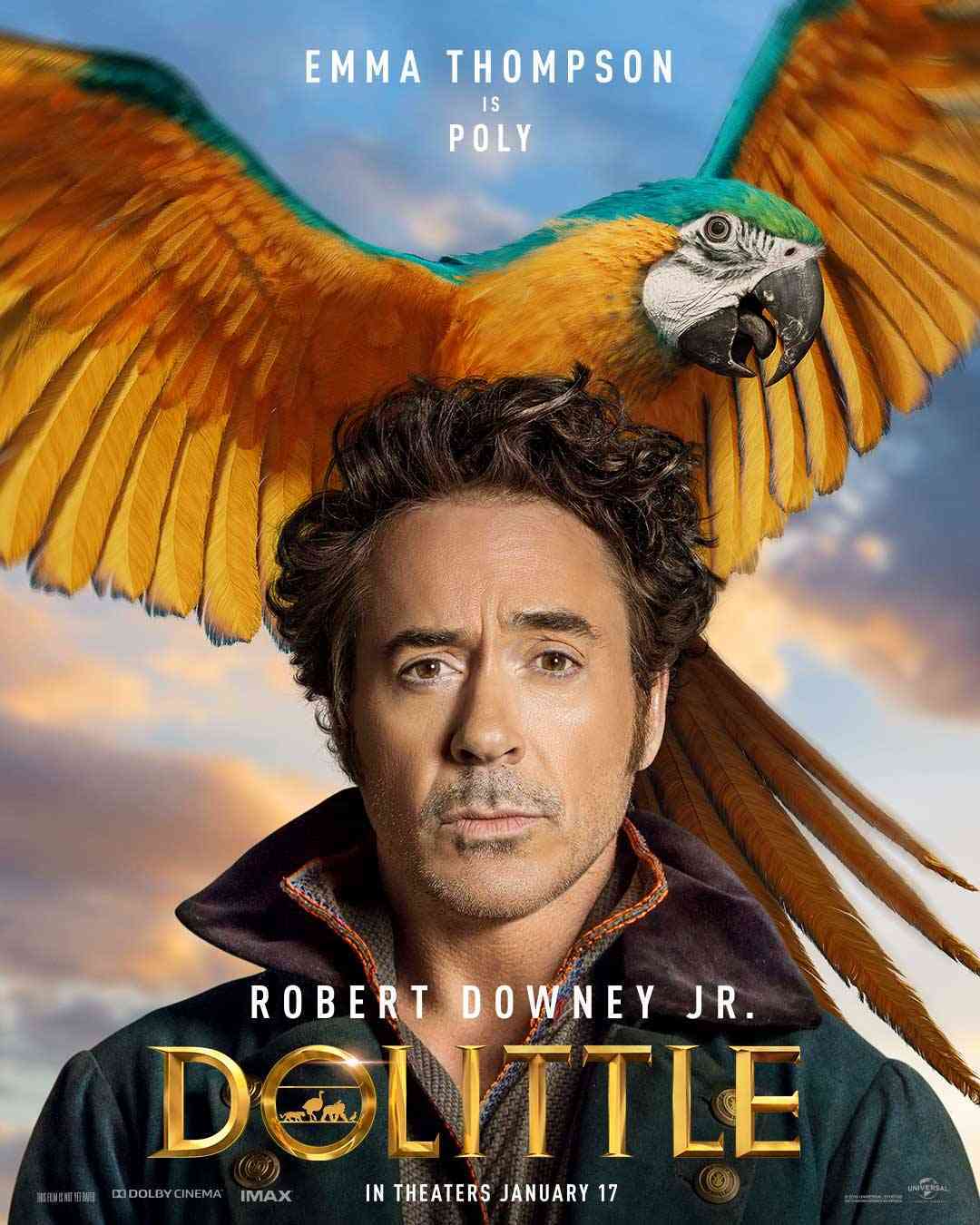 Dolittle': Eight Character Posters Revealed, Spotlighting