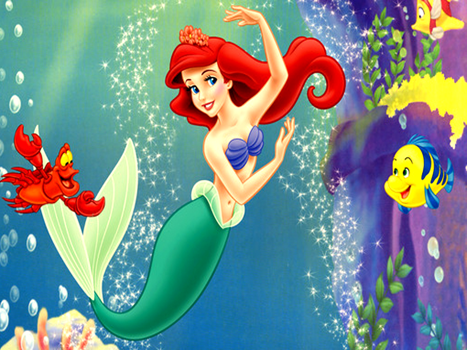 Walt Disney Wallpaper, Princess Ariel