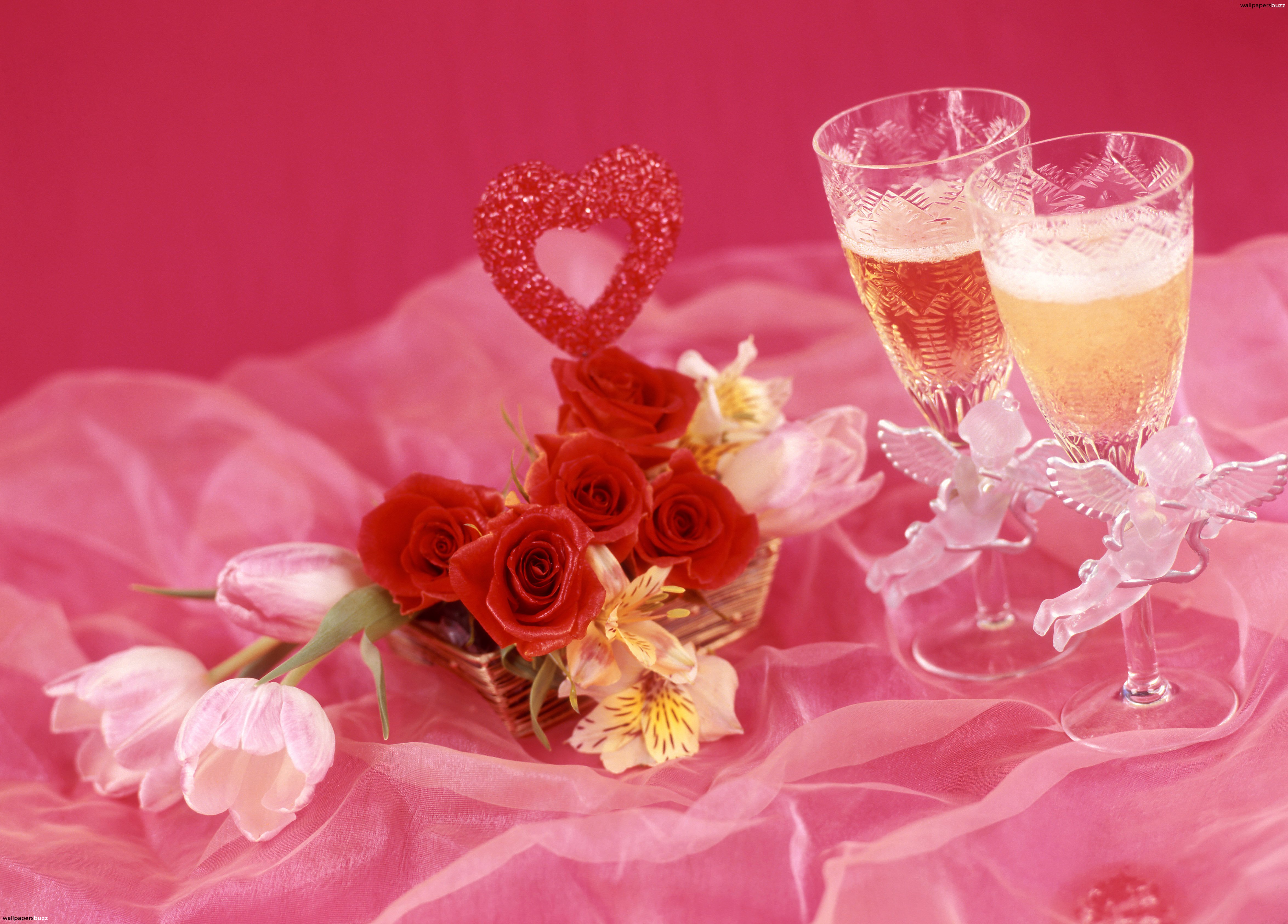 Valentine's day bouquet HD Wallpaper