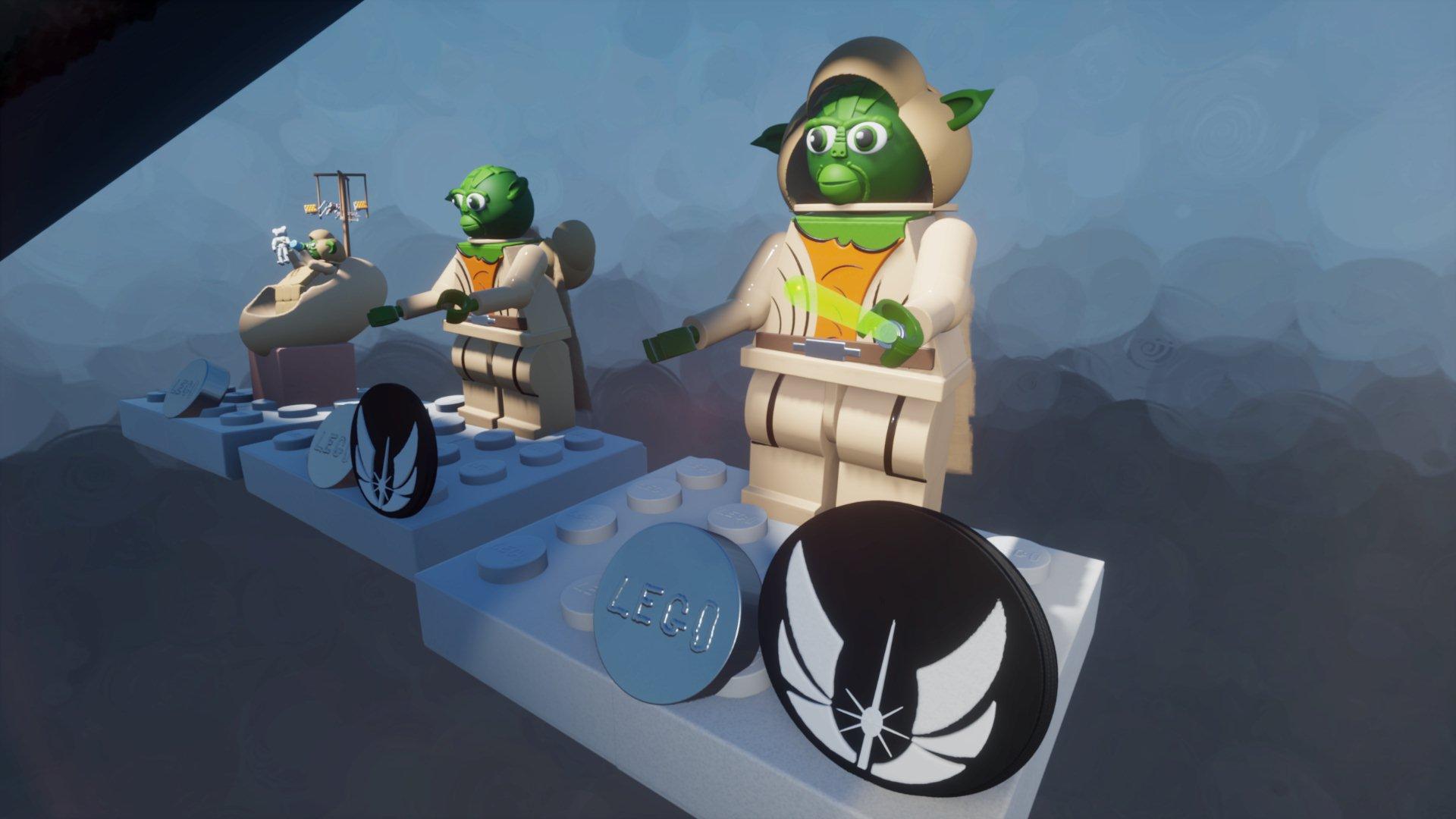 STAR WARS Lego MINIFIGURE MASTER YODA & baby yoda